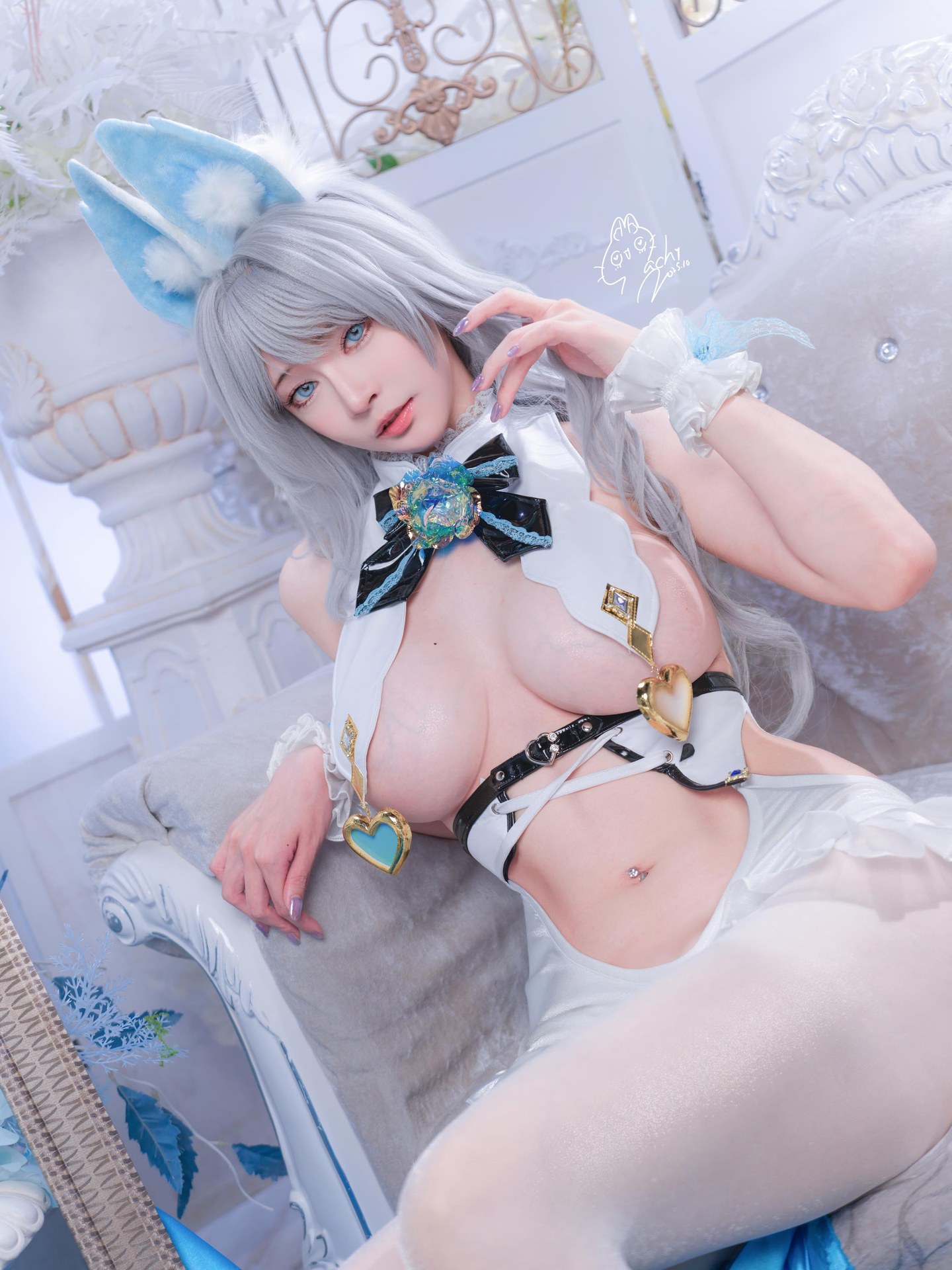 [写真] Machi馬吉 - White Rabbit：美腿大尺度 92P