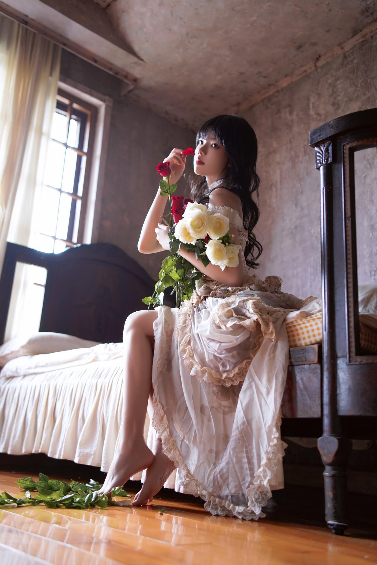 [写真] 桜桃喵 - 玻璃玫瑰：美腿大尺度 11P