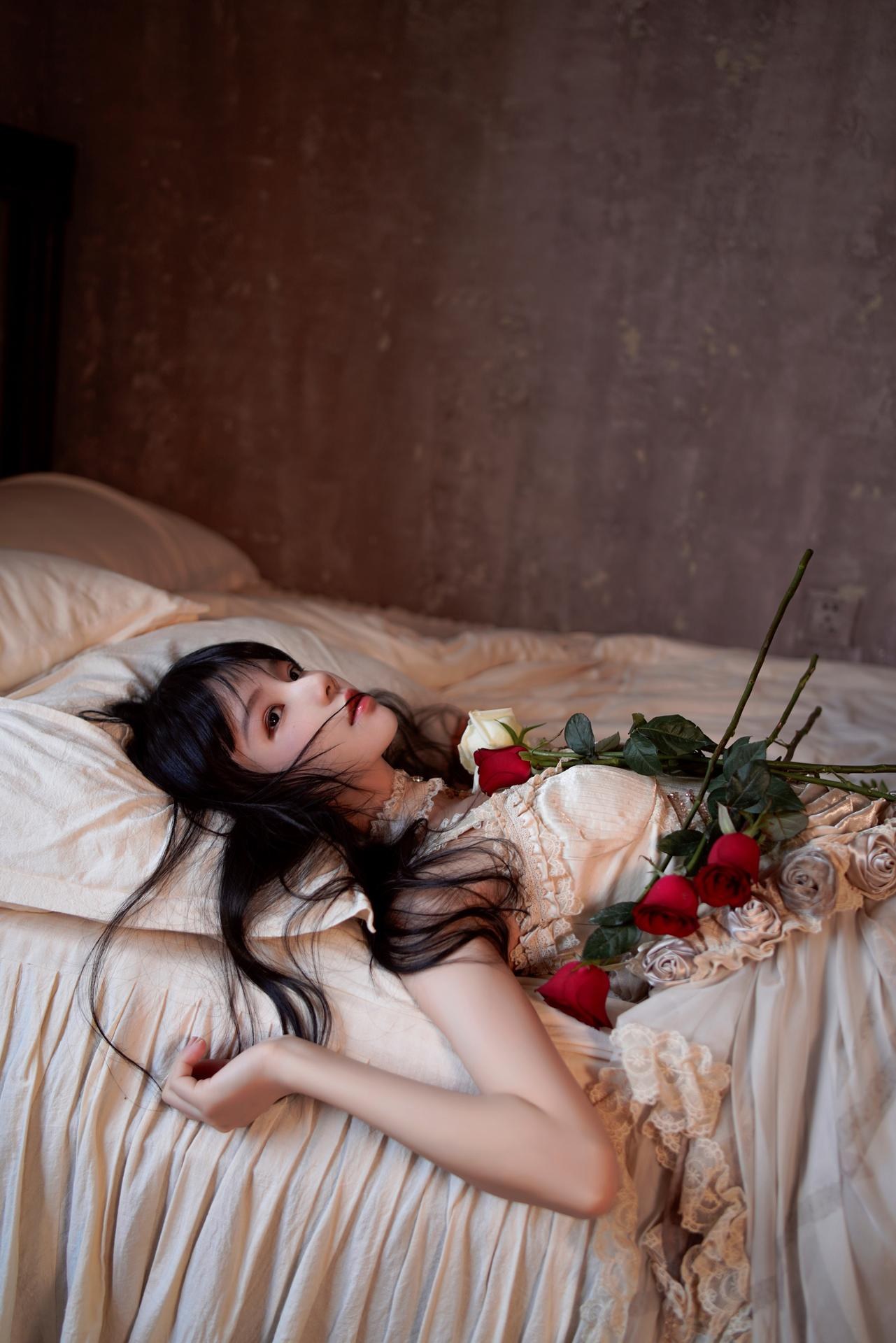 [写真] 桜桃喵 - 玻璃玫瑰：美腿大尺度 11P
