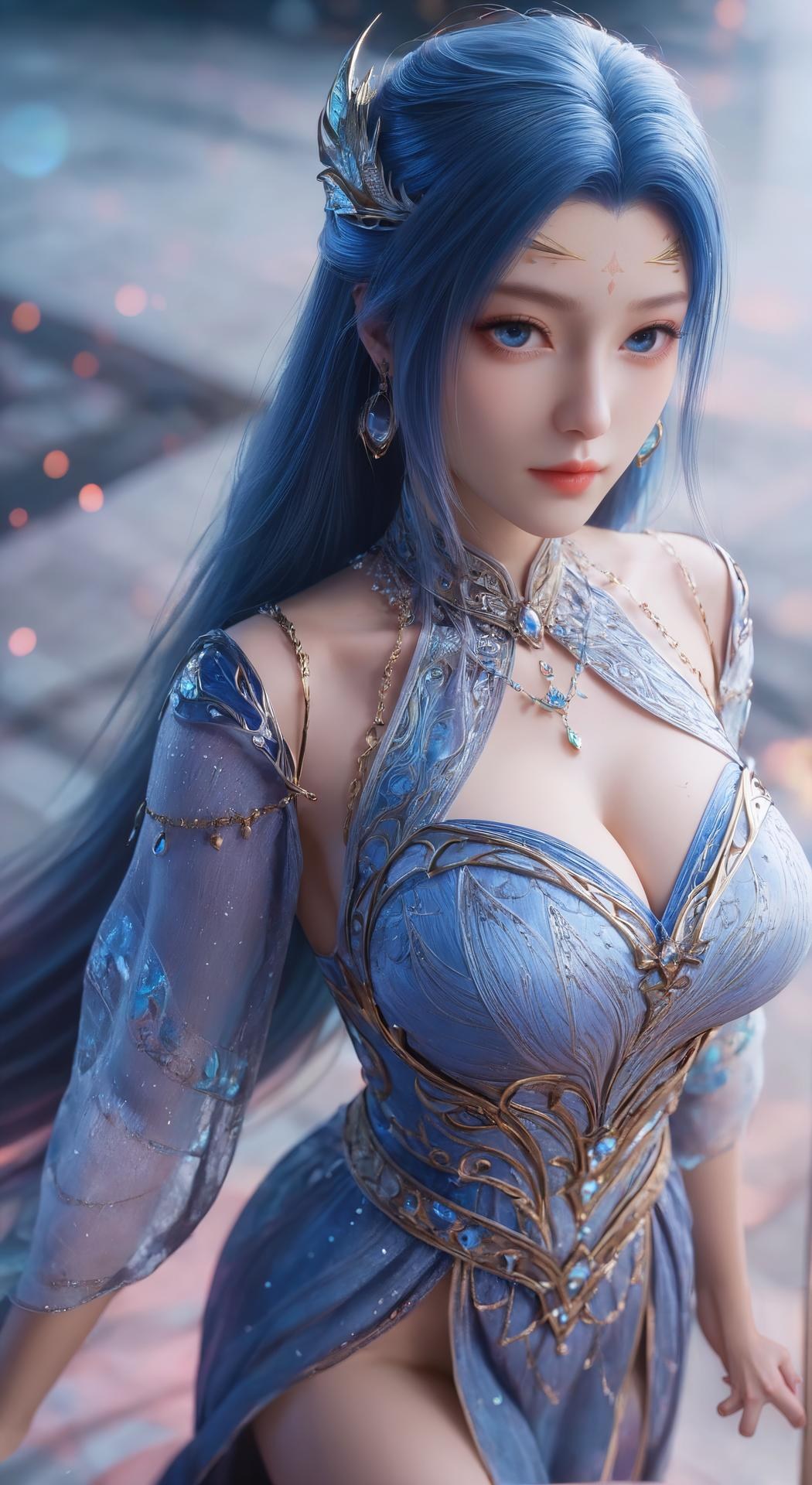 AI Porn - Douluo Dalu Tang Wutong blue-haired fairy explicit nude blue-haired fairy styling, explicit nude detail, bedroom poses AI Adult Gallery 276P
