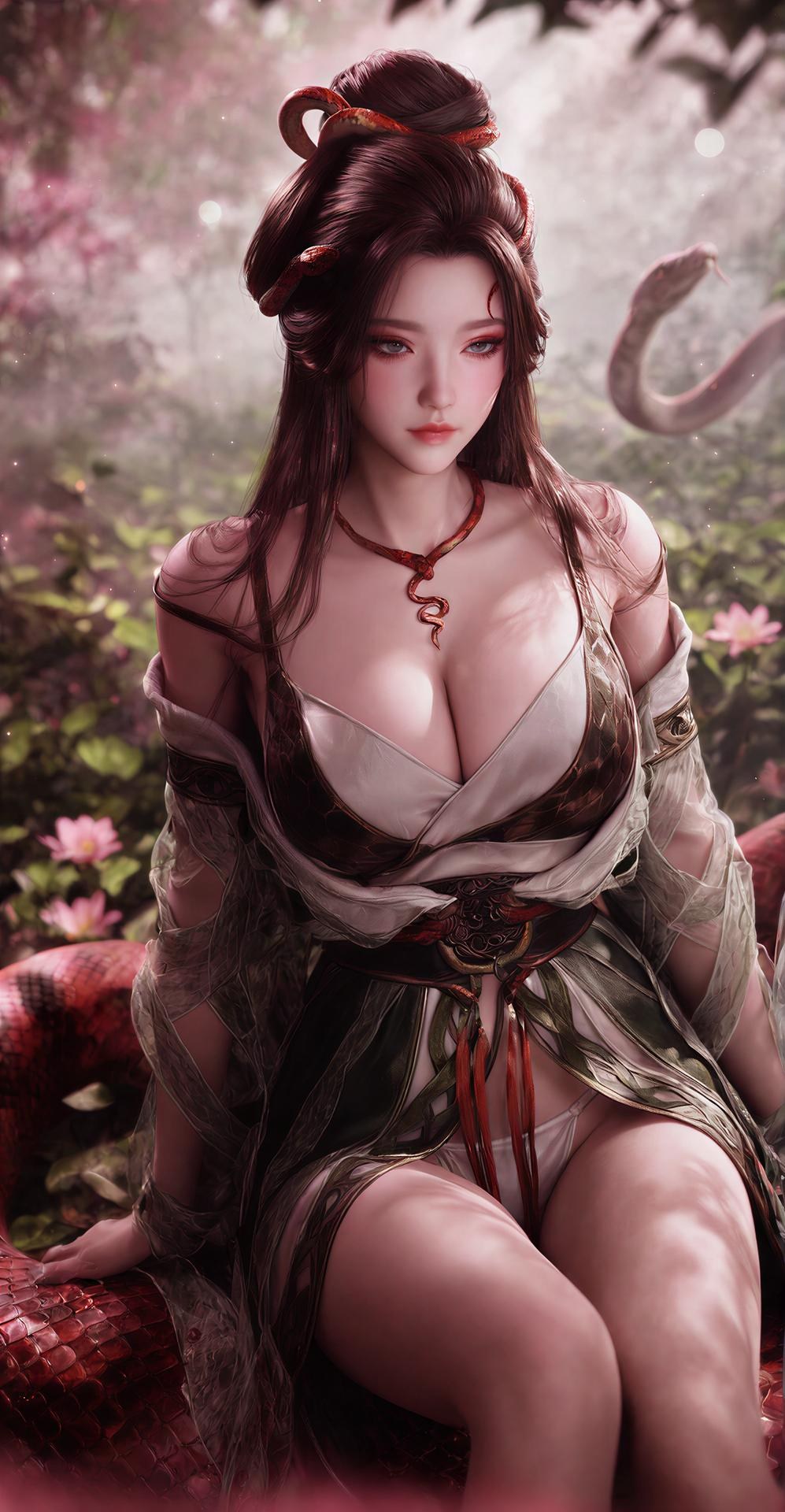 AI Porn - Long Jiaonan ป่า ชุดลายงู รายละเอียดผู้ใหญ่ ฉากป่า ชุดลายงู และรายละเอียดเปลือยอก แกลเลอรี AI 162P
