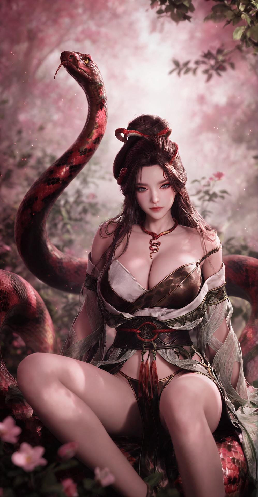 AI Porn - Long Jiaonan ป่า ชุดลายงู รายละเอียดผู้ใหญ่ ฉากป่า ชุดลายงู และรายละเอียดเปลือยอก แกลเลอรี AI 162P