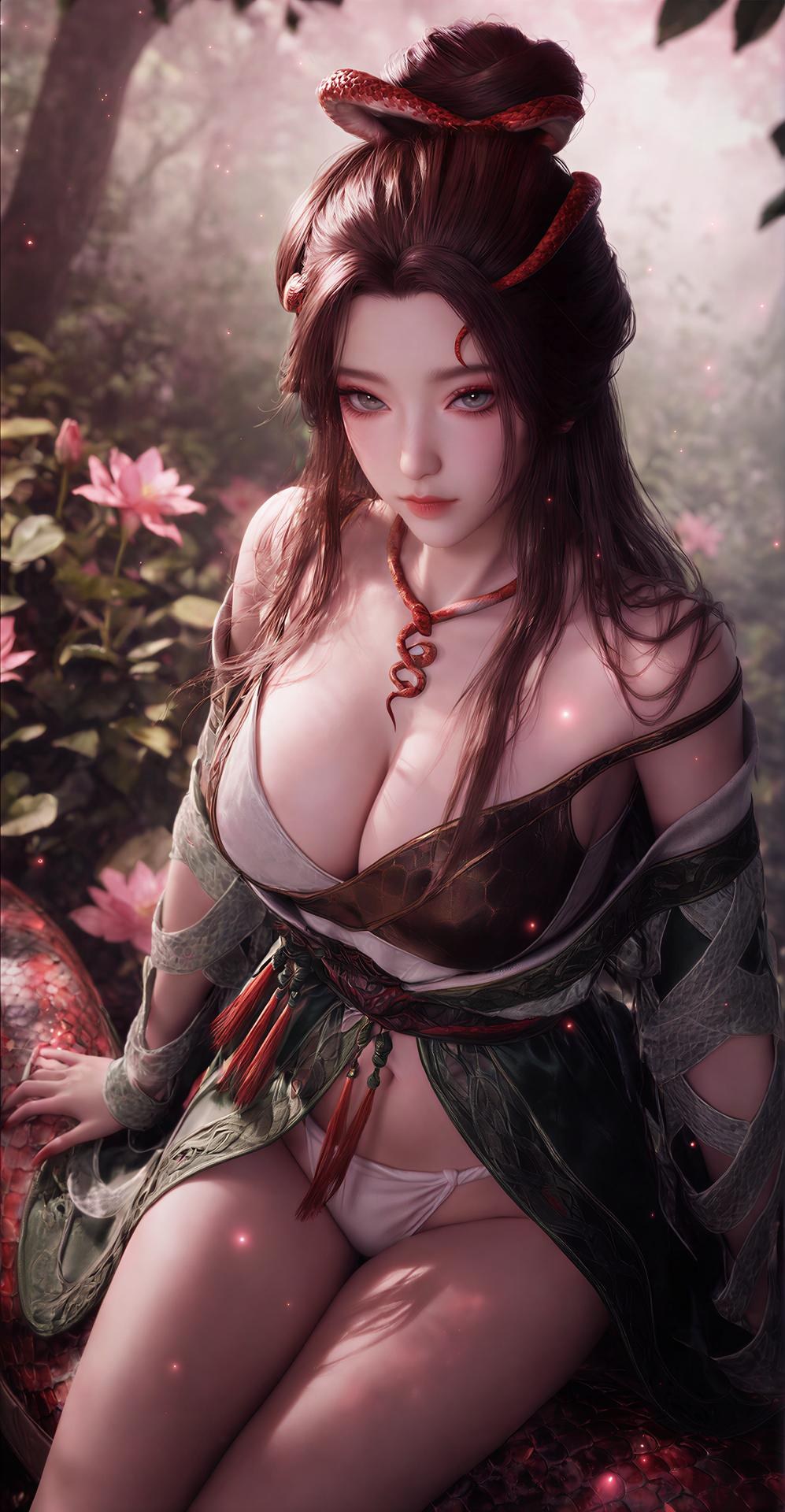 AI Porn - Long Jiaonan ป่า ชุดลายงู รายละเอียดผู้ใหญ่ ฉากป่า ชุดลายงู และรายละเอียดเปลือยอก แกลเลอรี AI 162P