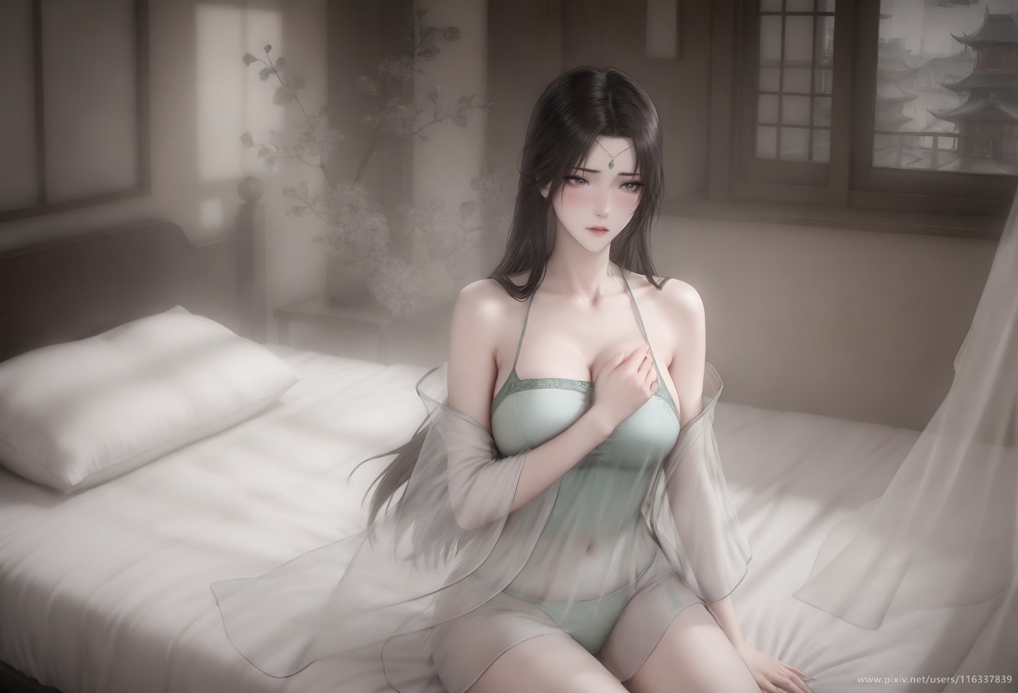 AI Porn - Pei ชุดขาวโบราณ ฉากเรื่องราวผู้ใหญ่ ชุดขาวโบราณ ฉากในห้อง และรายละเอียดผู้ใหญ่ แกลเลอรี AI 102P