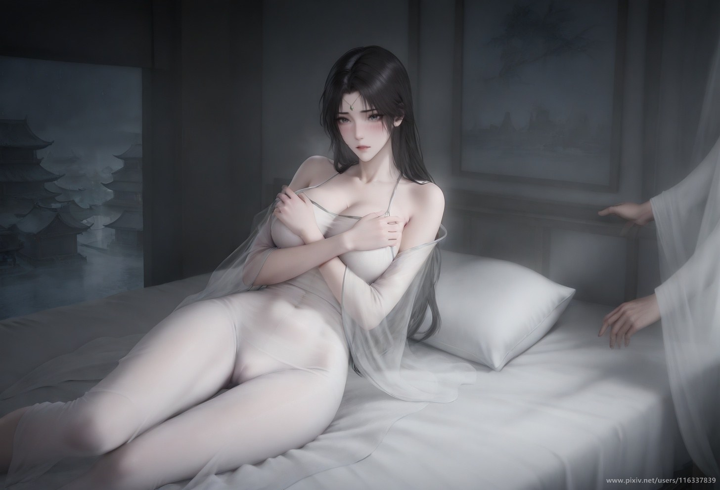 AI Porn - Pei ชุดขาวโบราณ ฉากเรื่องราวผู้ใหญ่ ชุดขาวโบราณ ฉากในห้อง และรายละเอียดผู้ใหญ่ แกลเลอรี AI 102P