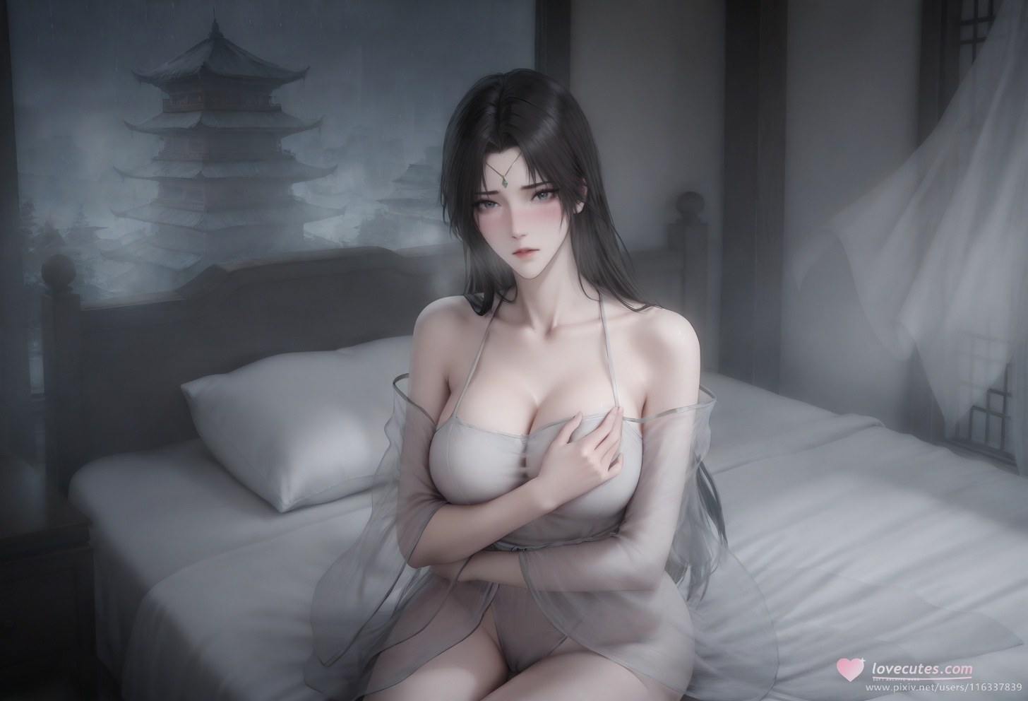 AI Porn - Pei ชุดขาวโบราณ ฉากเรื่องราวผู้ใหญ่ ชุดขาวโบราณ ฉากในห้อง และรายละเอียดผู้ใหญ่ แกลเลอรี AI 102P
