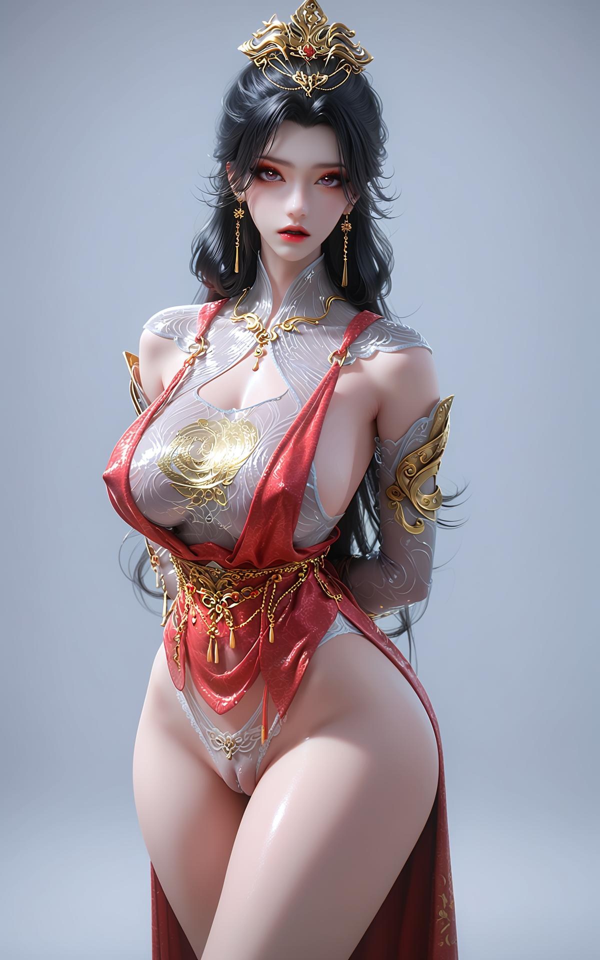 AI Porn - Zhao Lin'er จาก Chang Sheng Jie ชุดแดง นู้ดผู้ใหญ่ ชุดแดง ภาพนู้ดผู้ใหญ่ และรูปร่างหน้าอกเด่น แกลเลอรี AI 255P