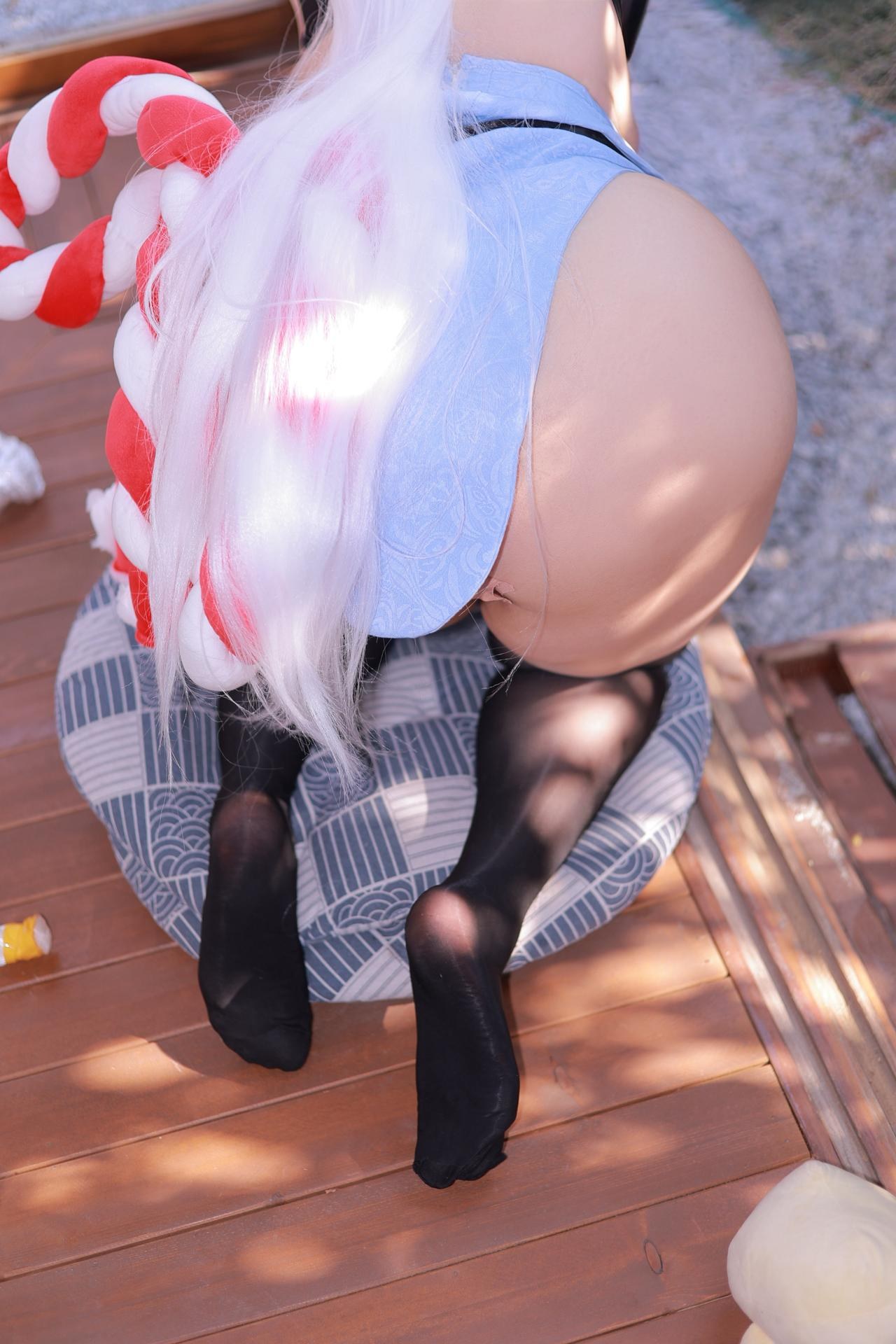 [cosplay] 芝心蛋奶烧 - 碧蓝航线 云仙：碧蓝航线 云仙旗袍角色还原美腿 300P5V