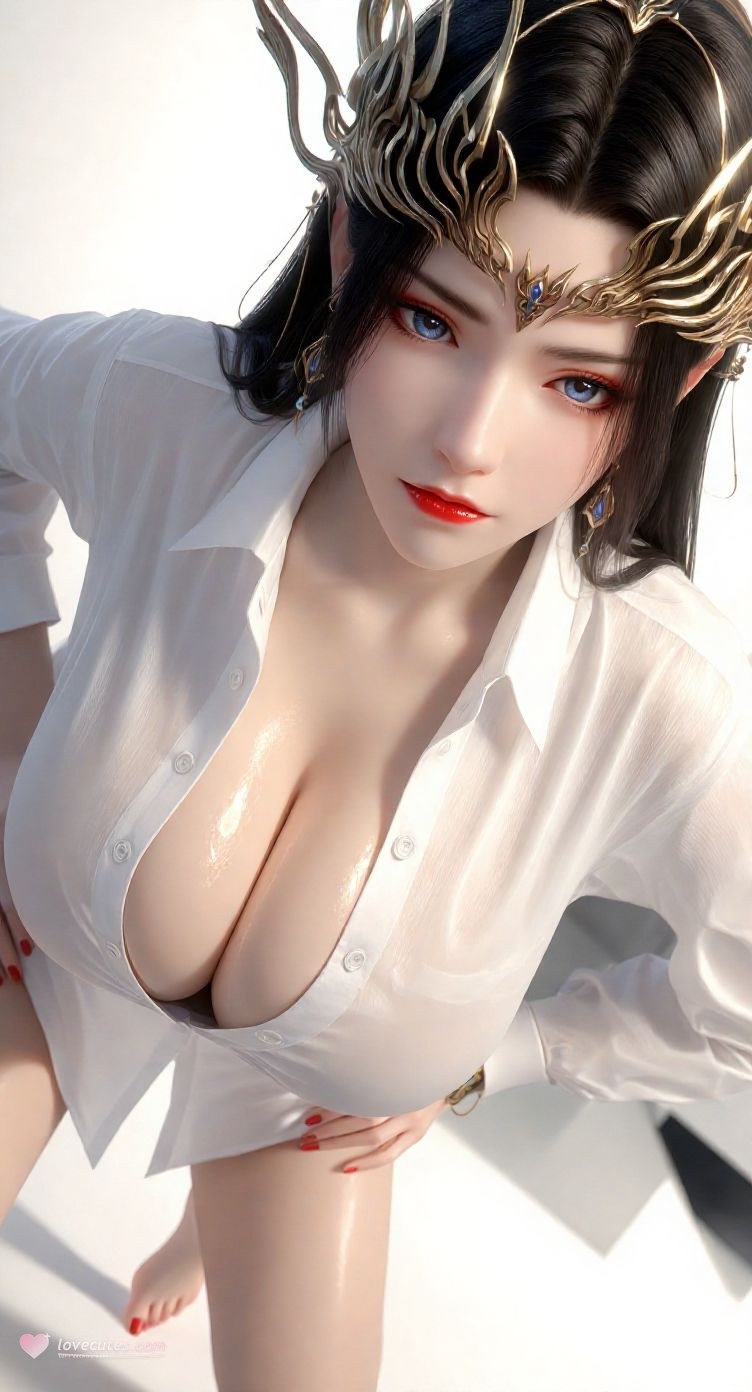 AI Porn - 斗破苍穹 美杜莎：古风角色寫真長髮AI成人向圖集 60P