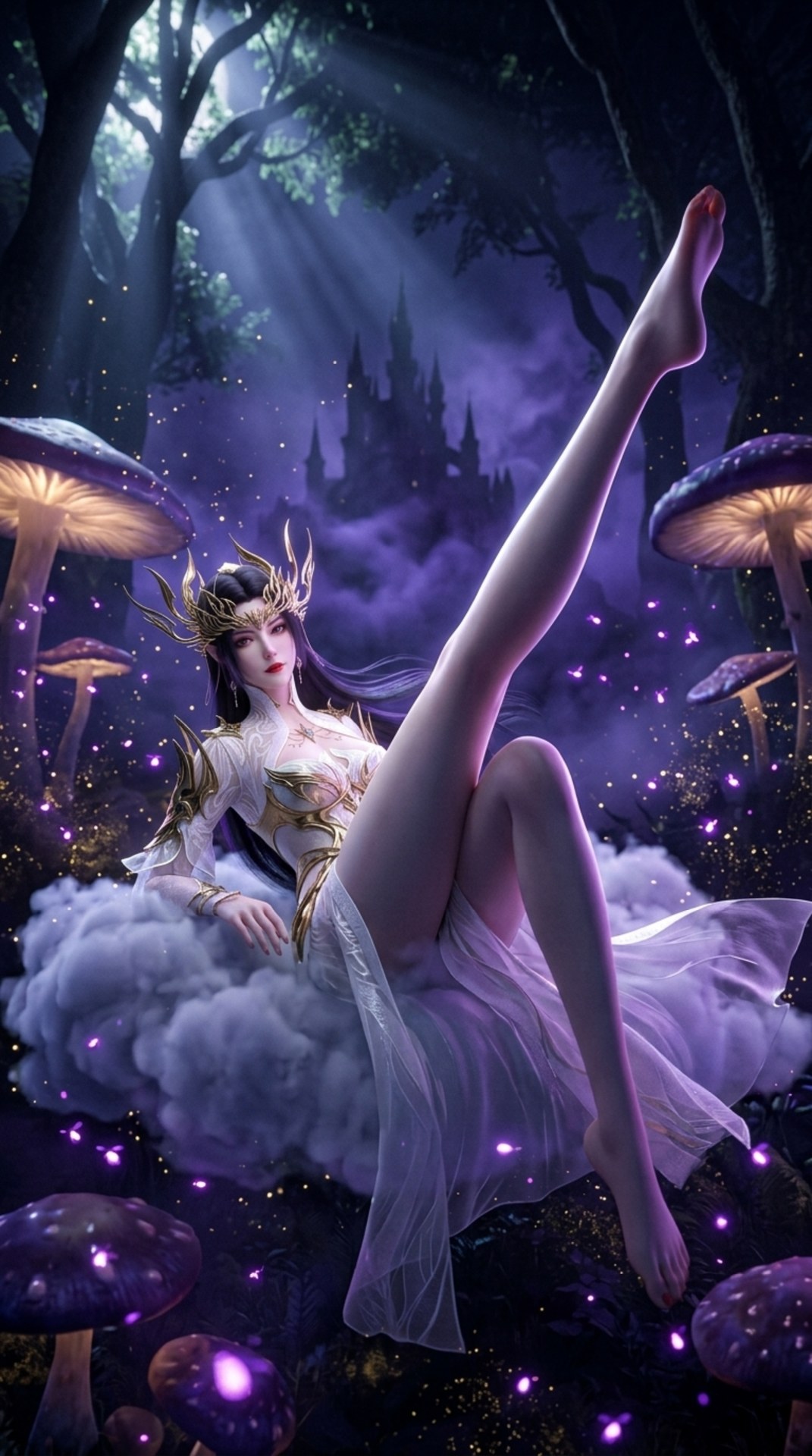 AI Porn - 斗破苍穹 美杜莎：古风角色寫真長髮AI成人向圖集 60P