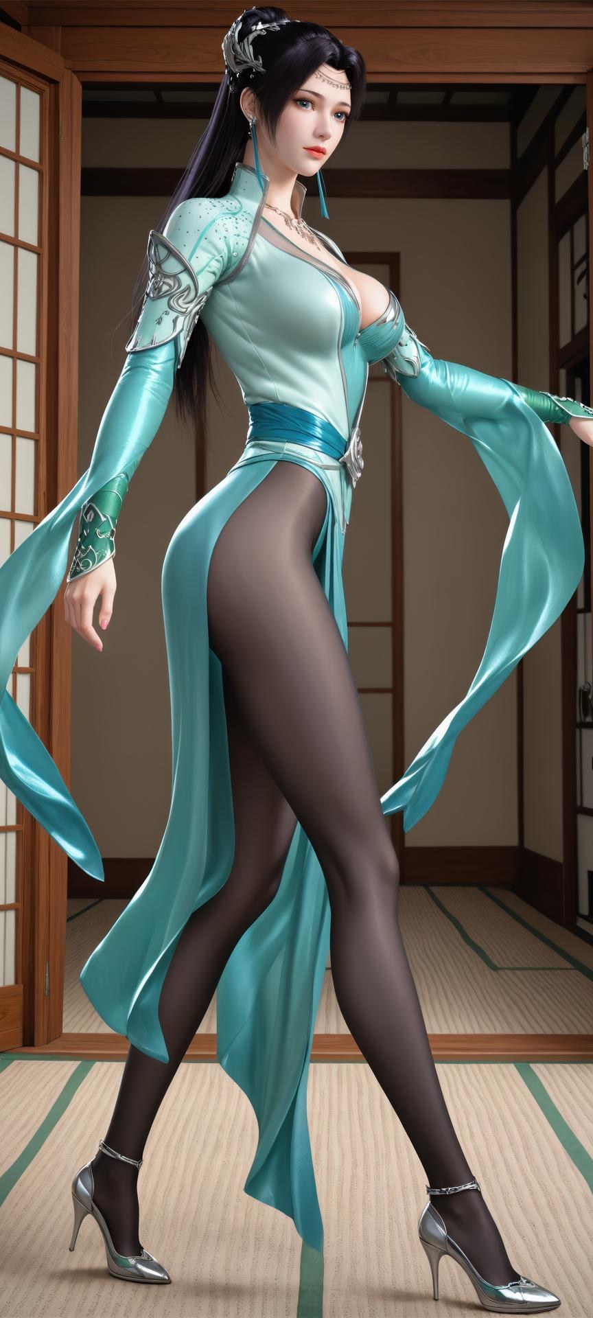 AI Porn - 斗破苍穹 云韵：古风長髮角色寫真AI成人向圖集 941P