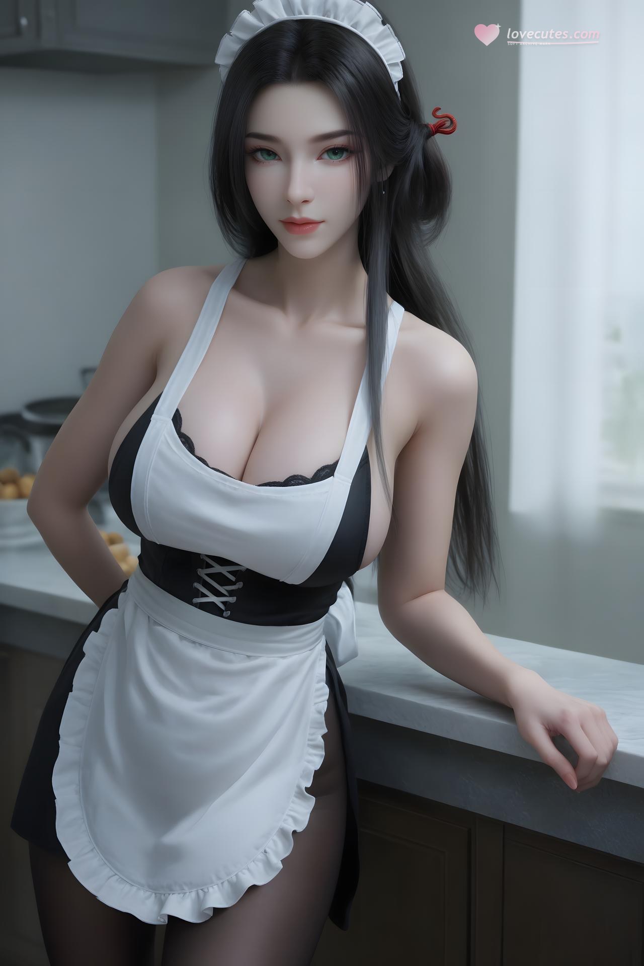 AI Porn - Shixiao dark fantasy character gallery long hair AI Adult Gallery 93P
