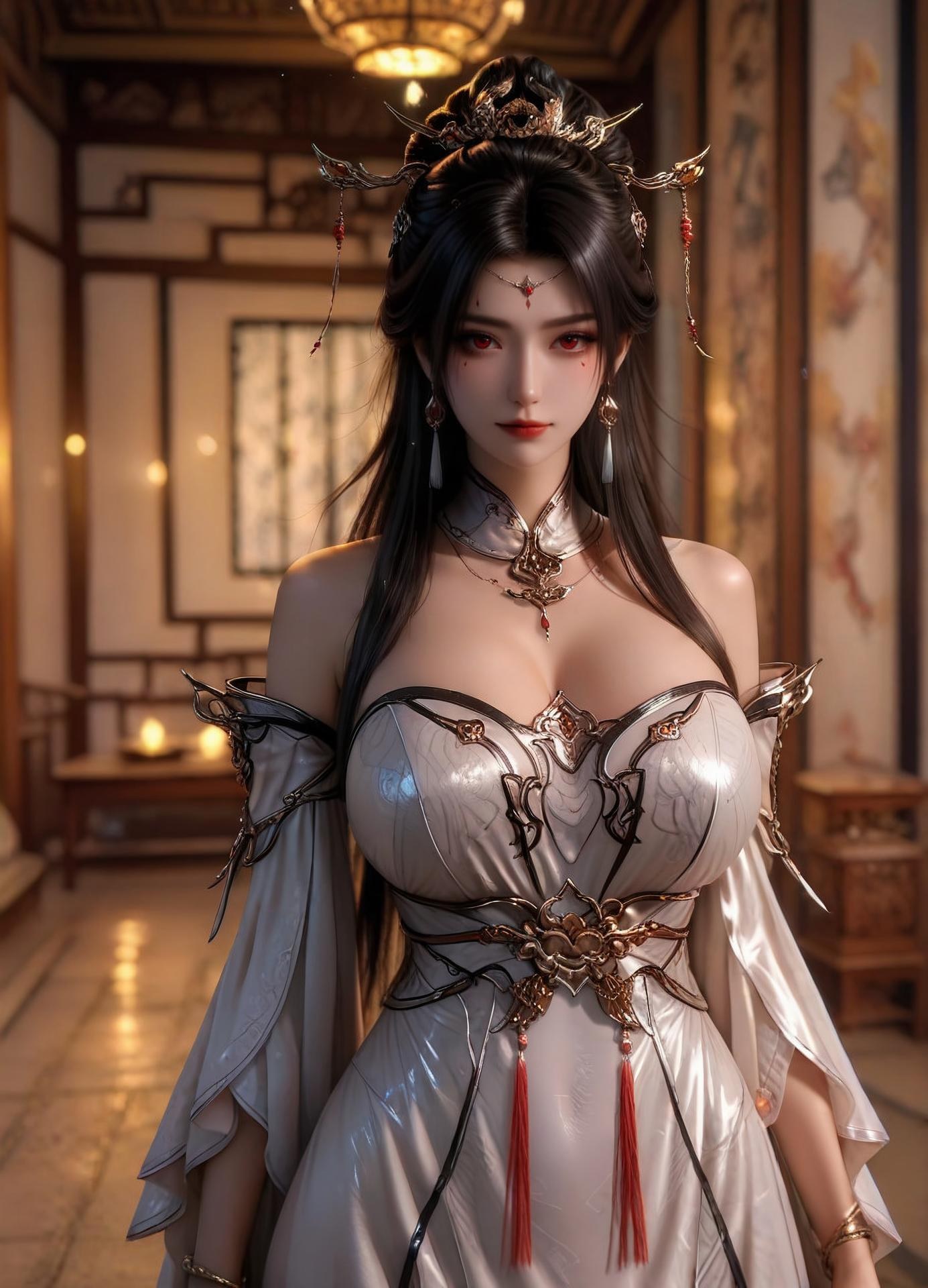 AI Porn - 仙逆 姚惜雪：古风角色寫真長髮AI成人向圖集 110P
