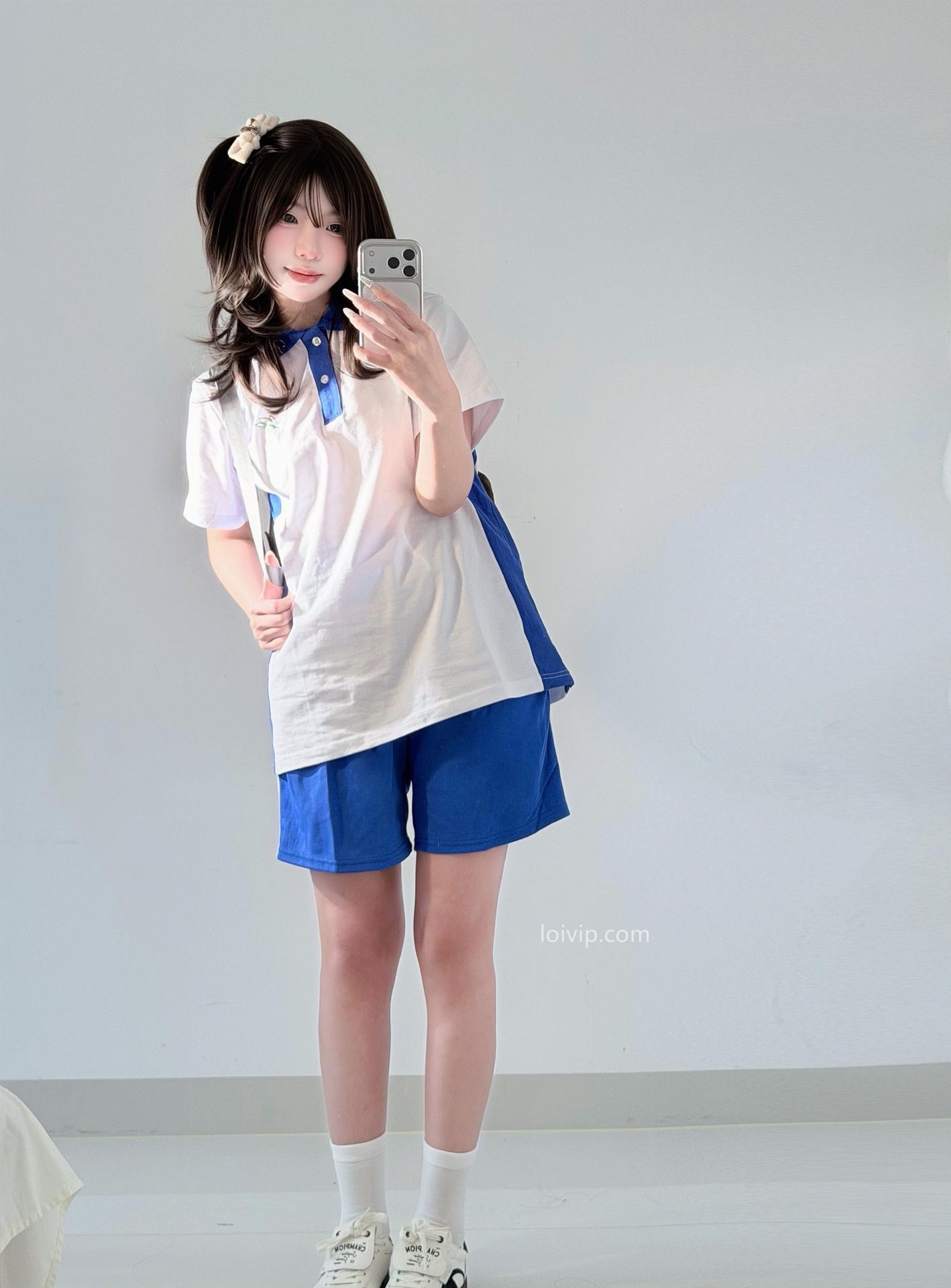 [写真] 你的真真u - 校服甜妹：JK美腿大尺度 70P2V