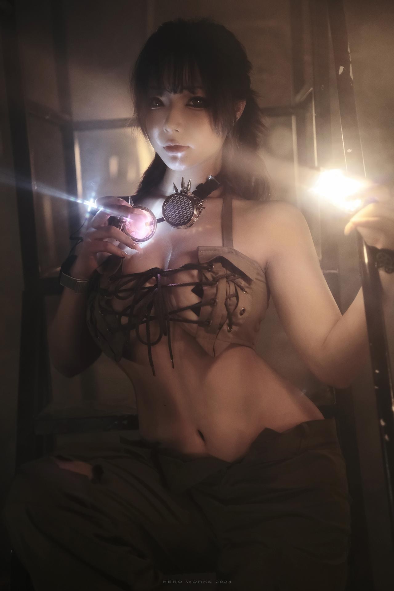 [写真] yuuhui玉汇 - 蒸汽维修工：美腿大尺度写真 26P