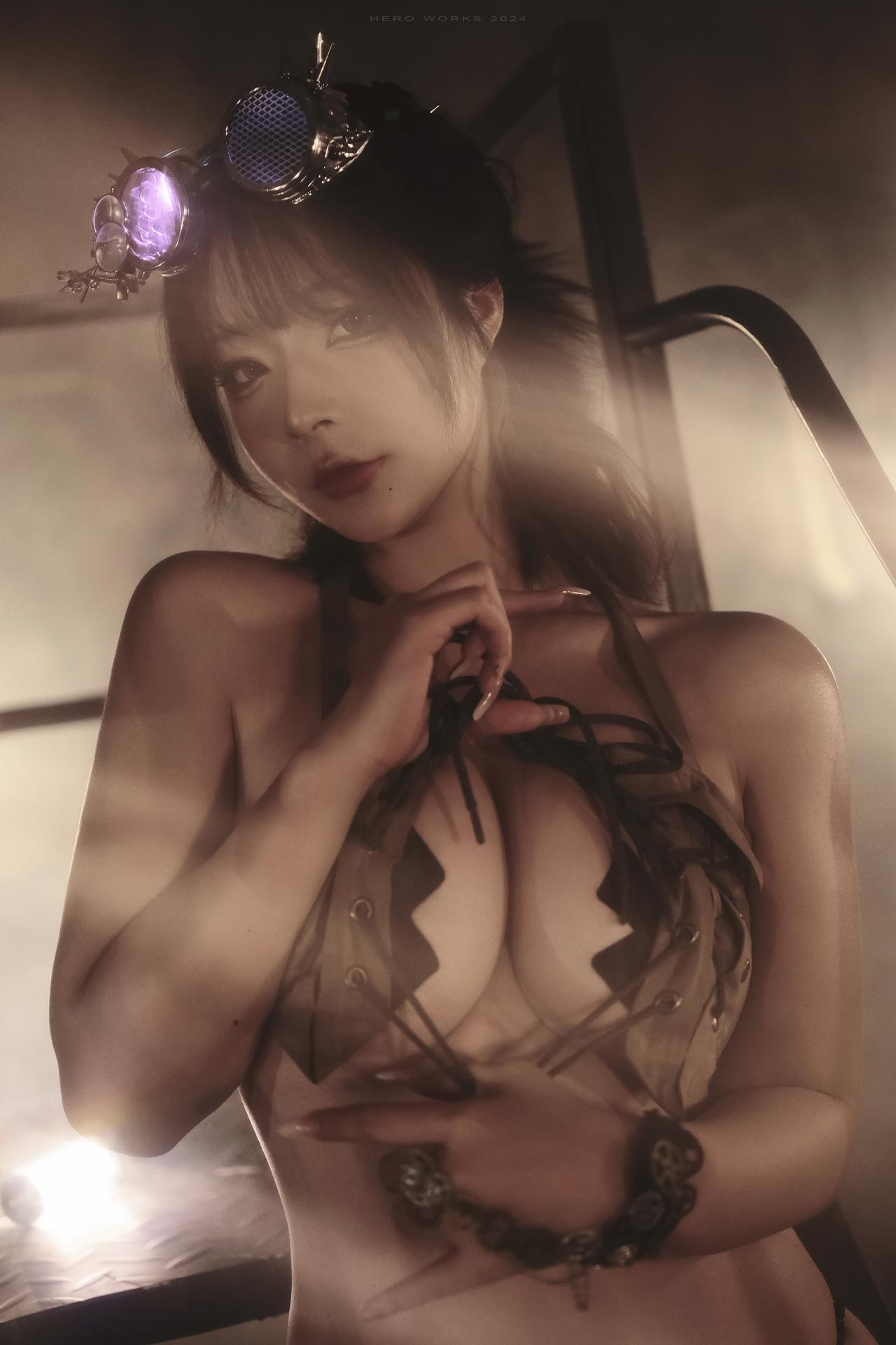 [写真] yuuhui玉汇 - 蒸汽维修工：美腿大尺度写真 26P