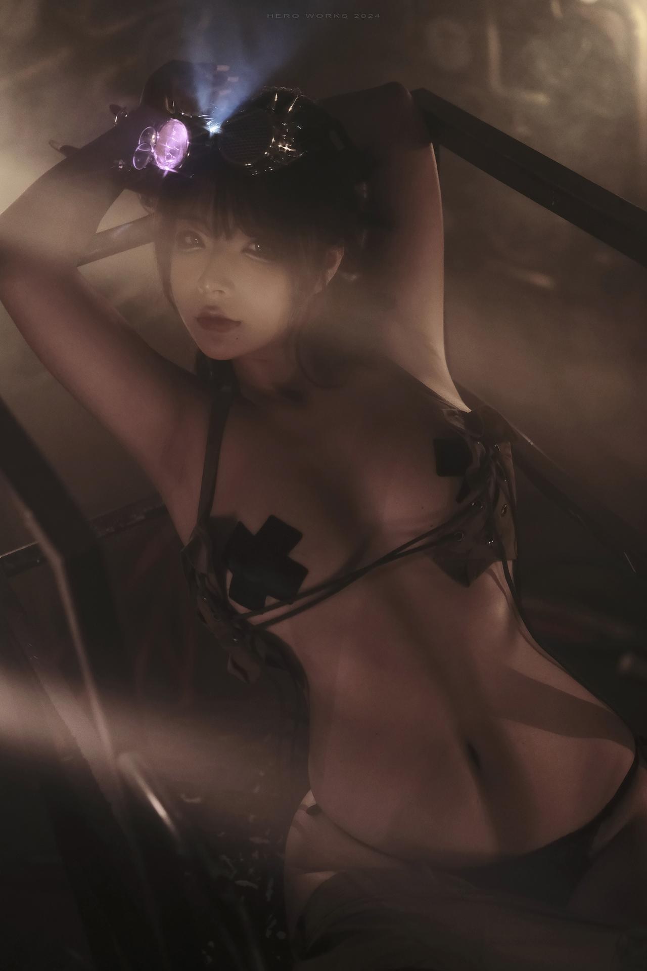 [写真] yuuhui玉汇 - 蒸汽维修工：美腿大尺度写真 26P