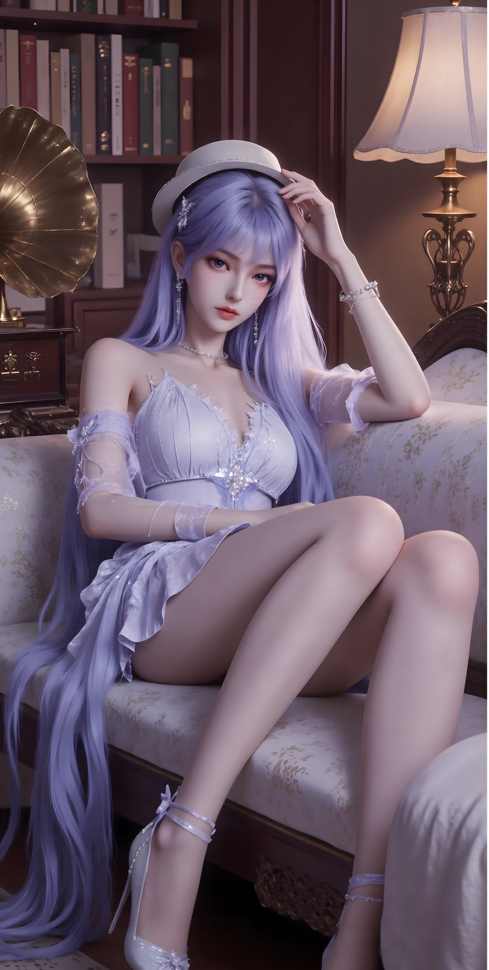 AI Porn - 圣采儿 古風 キャラクター画像集 ロングヘア AI画像ギャラリー 68P