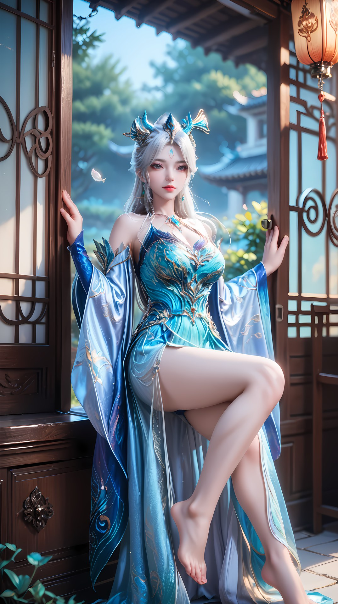 AI Porn - 择天记 南客：古风角色寫真長髮AI成人向圖集 100P