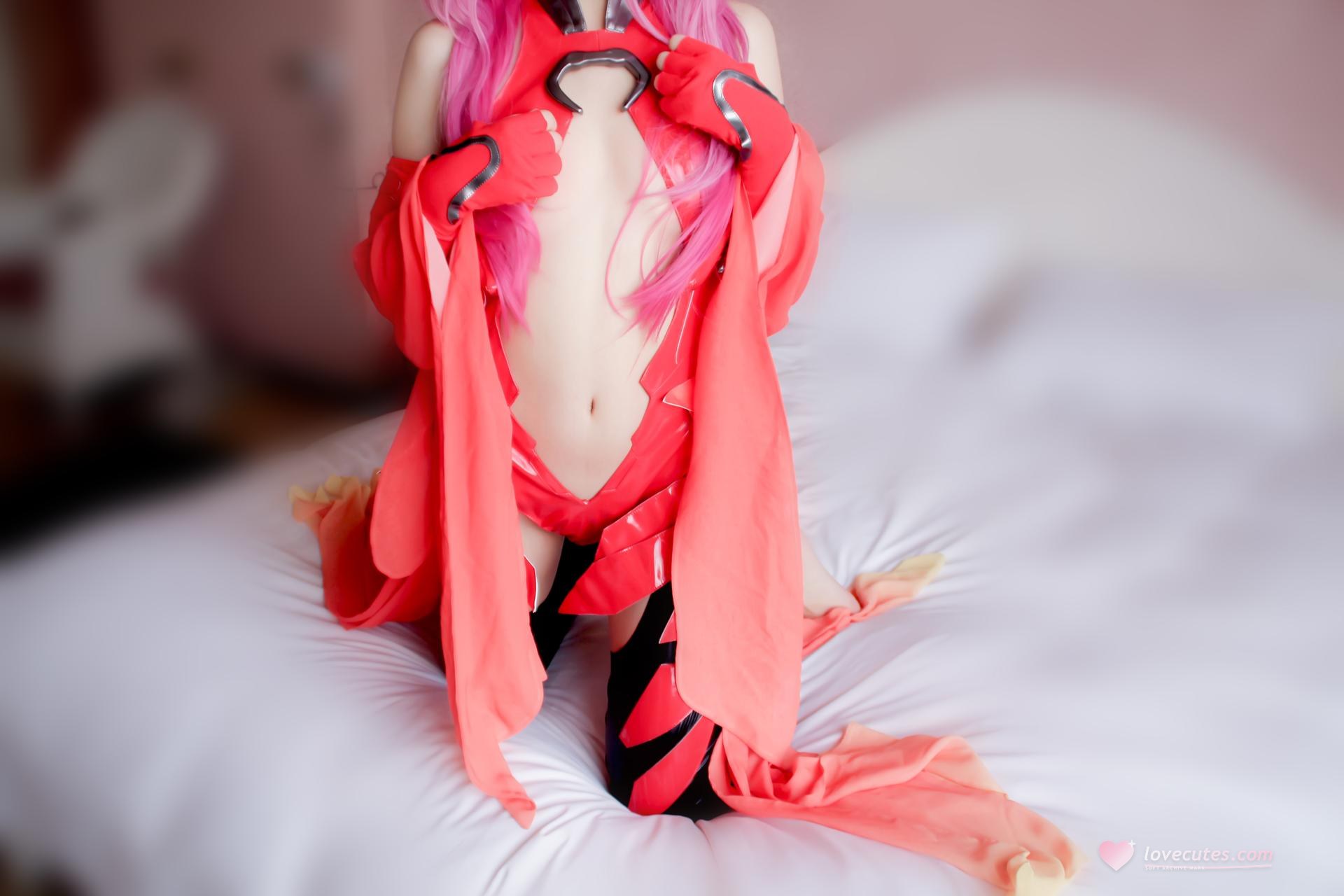 [cosplay] 少女映画 - 罪恶王冠 楪祈：翘臀女仆露穴大尺度角色还原 151P