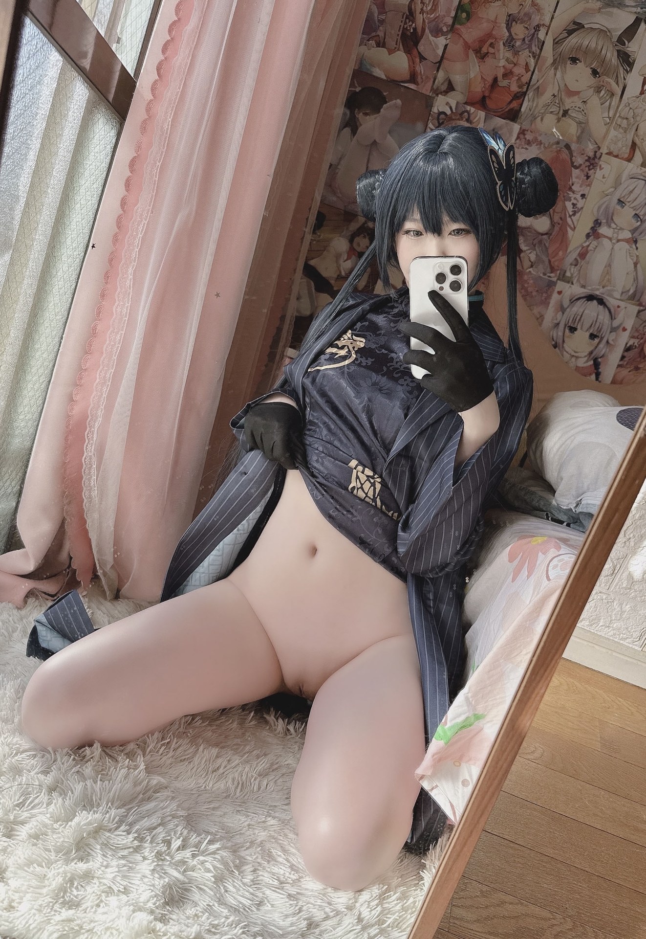 习呆呆 - 妃咲旗袍のコスプレ写真集 56P2V