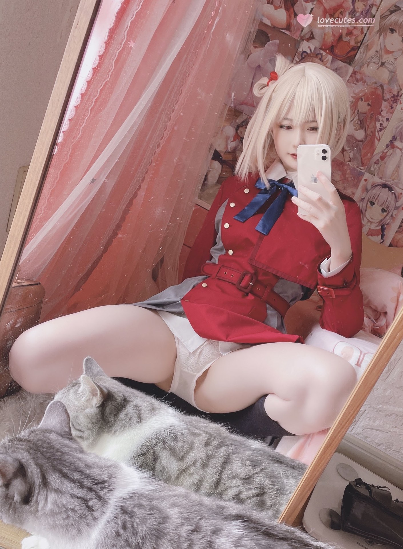 Xi Daidai - Nishikigi Chisato cosplay photo and video set 20P2V