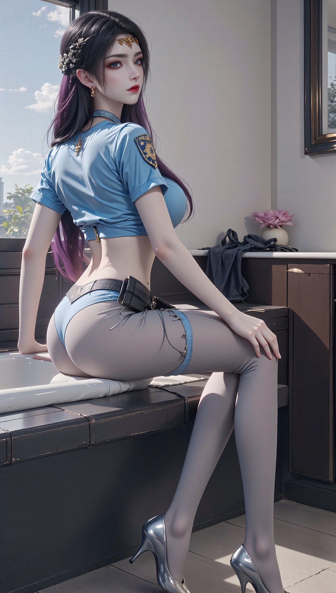 AI Porn - Battle Through the Heavens Medusa fantasy hanfu character gallery long hair AI Adult Gallery 71P
