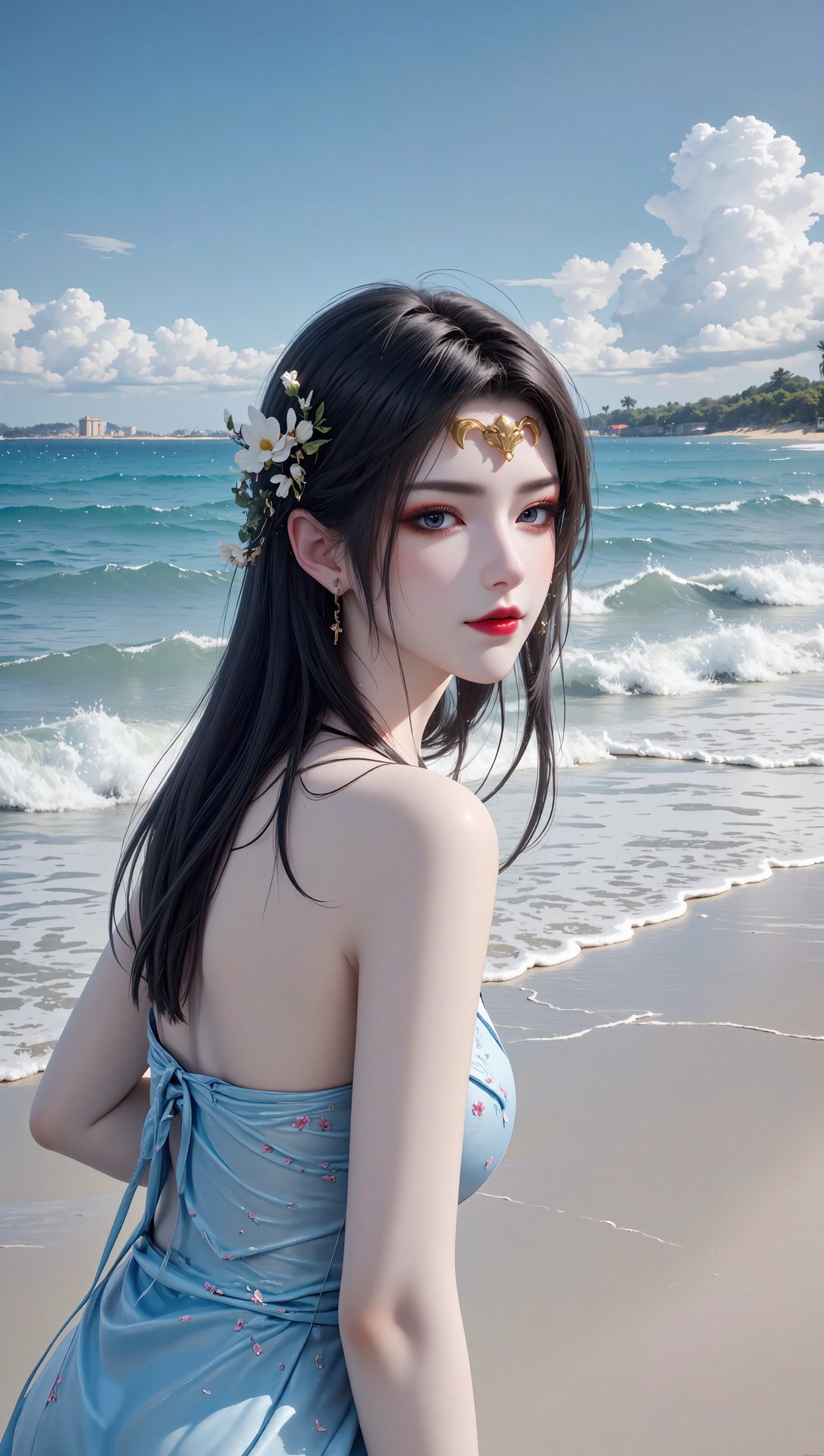 AI Porn - Battle Through the Heavens Medusa fantasy hanfu character gallery long hair AI Adult Gallery 71P