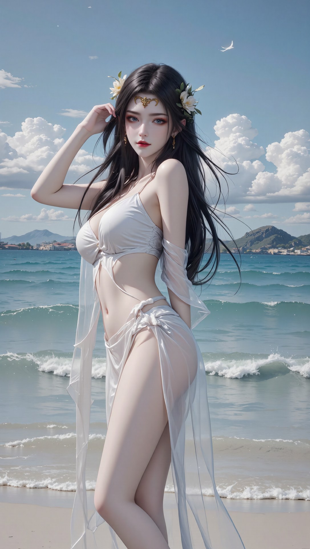 AI Porn - Battle Through the Heavens Medusa fantasy hanfu character gallery long hair AI Adult Gallery 71P