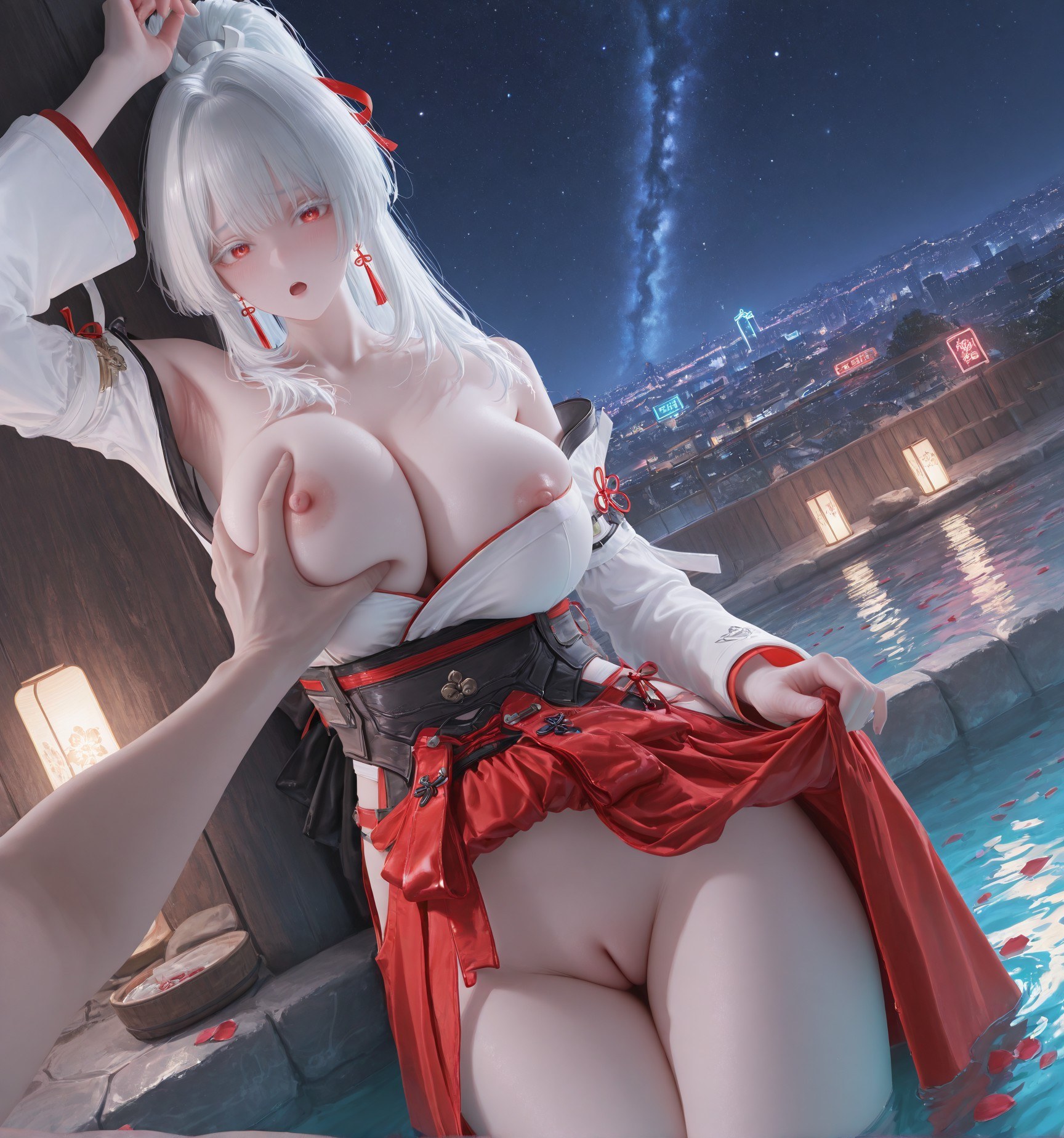 AI Porn - 鸣潮 绯雪：长发角色写真古风AI成人向图集 129P