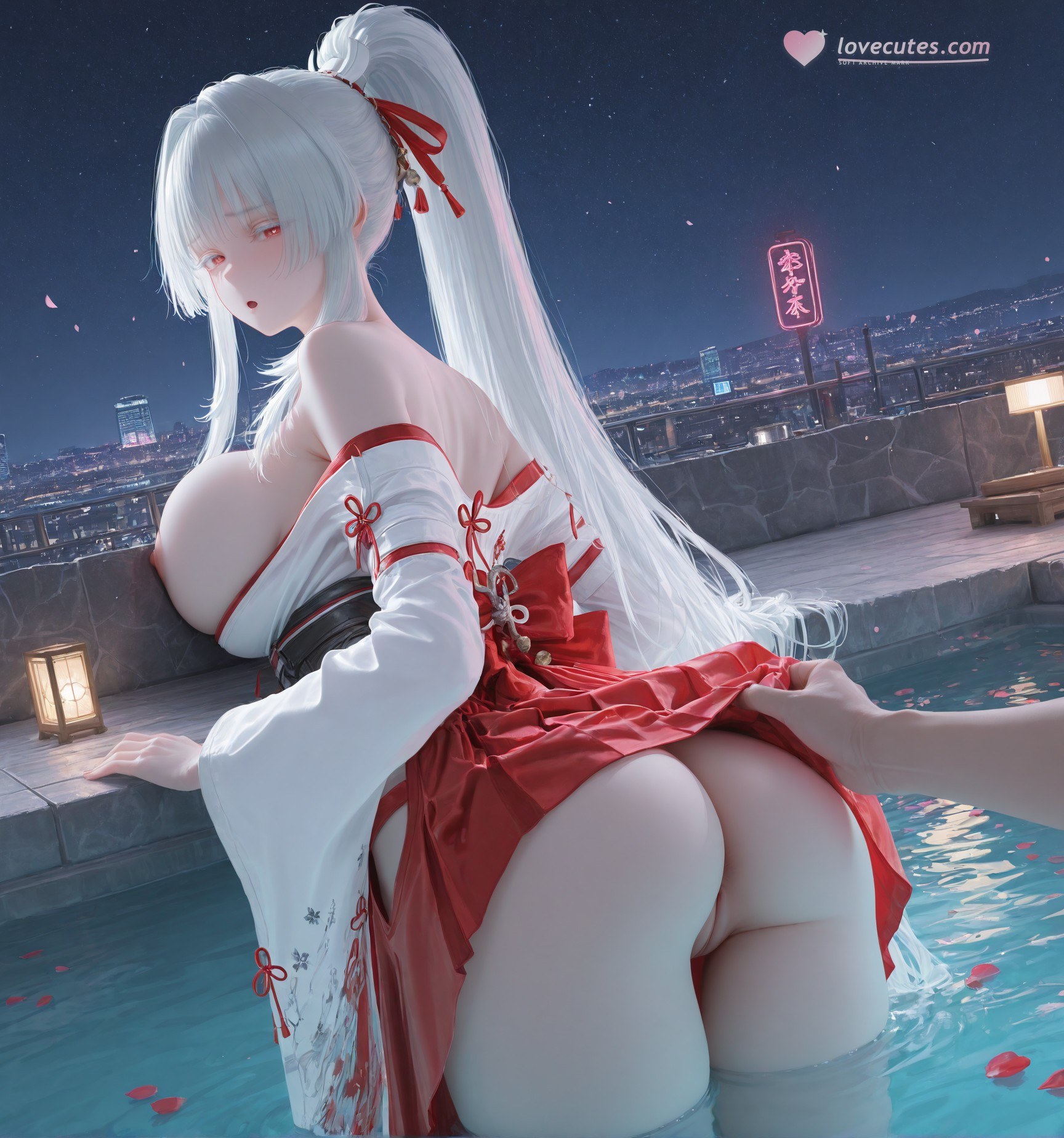 AI Porn - 鸣潮 绯雪：长发角色写真古风AI成人向图集 129P