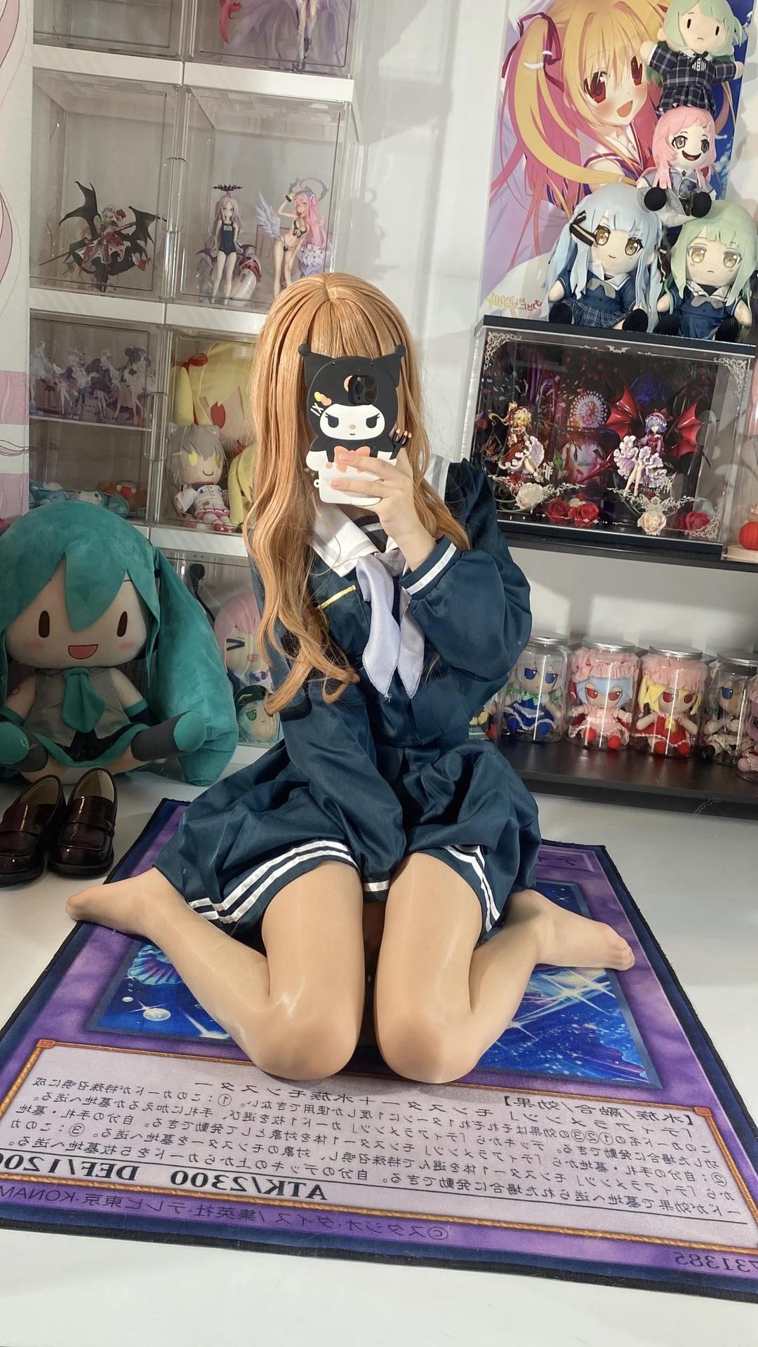[cosplay] 白栎Shirly - BanG Dream! 长崎素世：校服美腿足部角色还原 88P15V