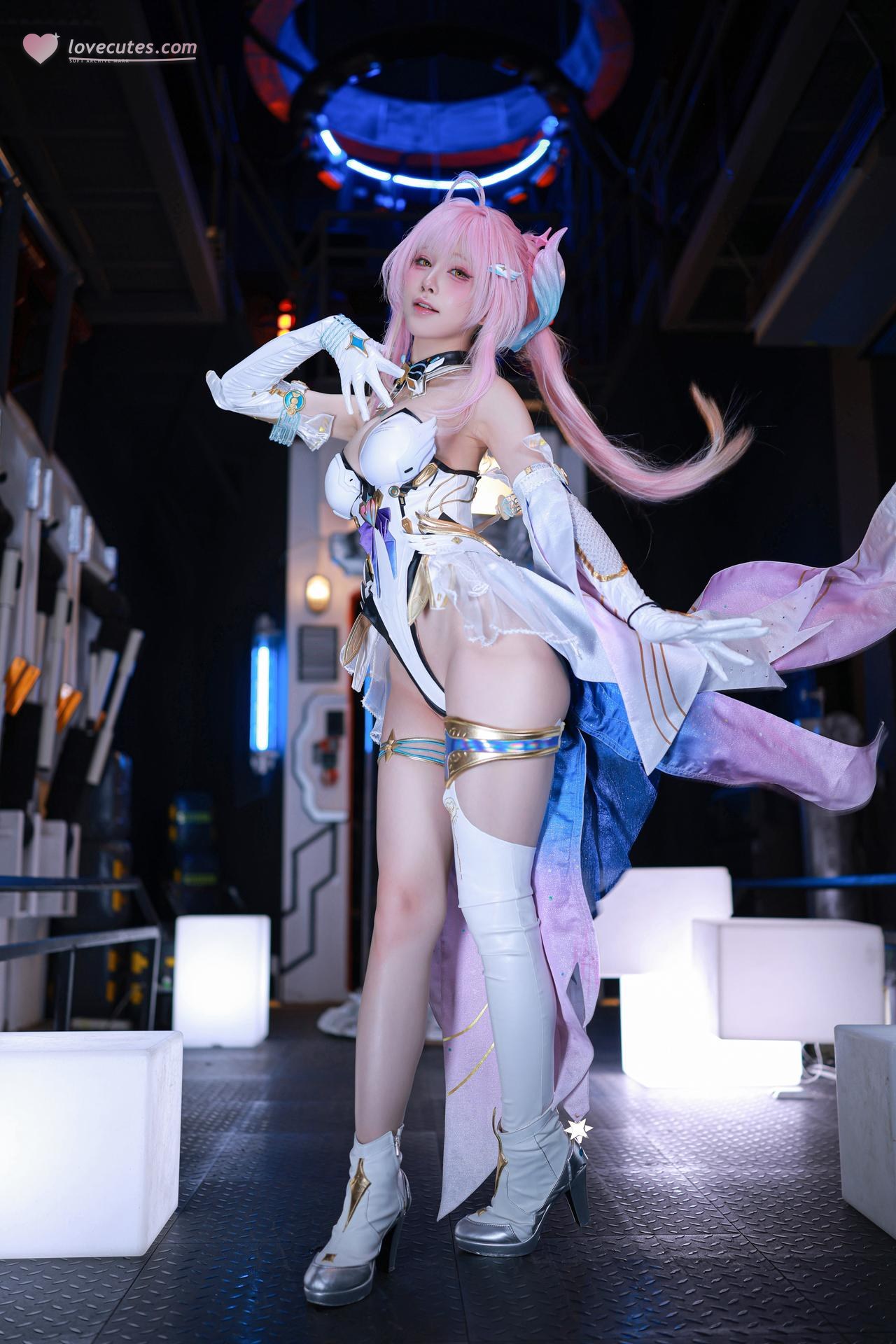 [cosplay] 水淼aqua - 鸣潮 爱弥斯：鸣潮 爱弥斯角色还原美腿大尺度 61P