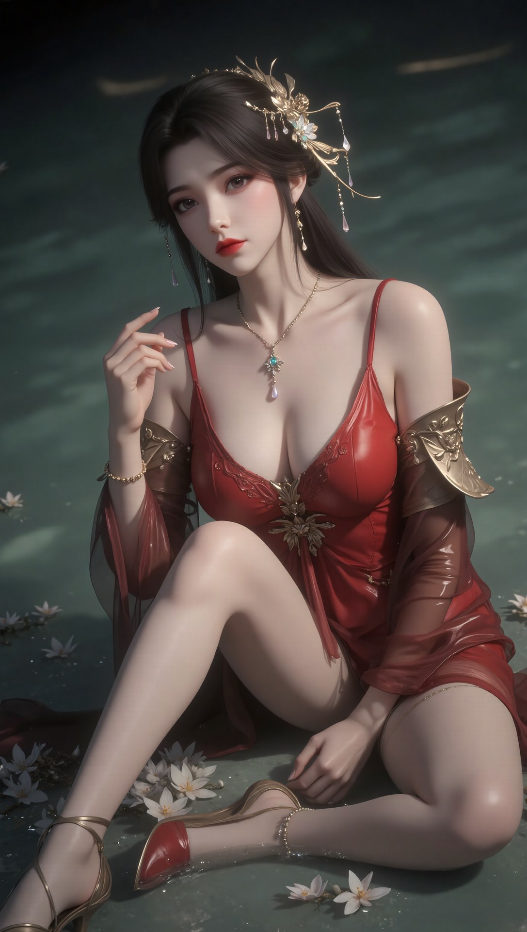 AI Porn - Xi Youqin 고풍 캐릭터 갤러리 긴 머리 AI 이미지 갤러리 70P
