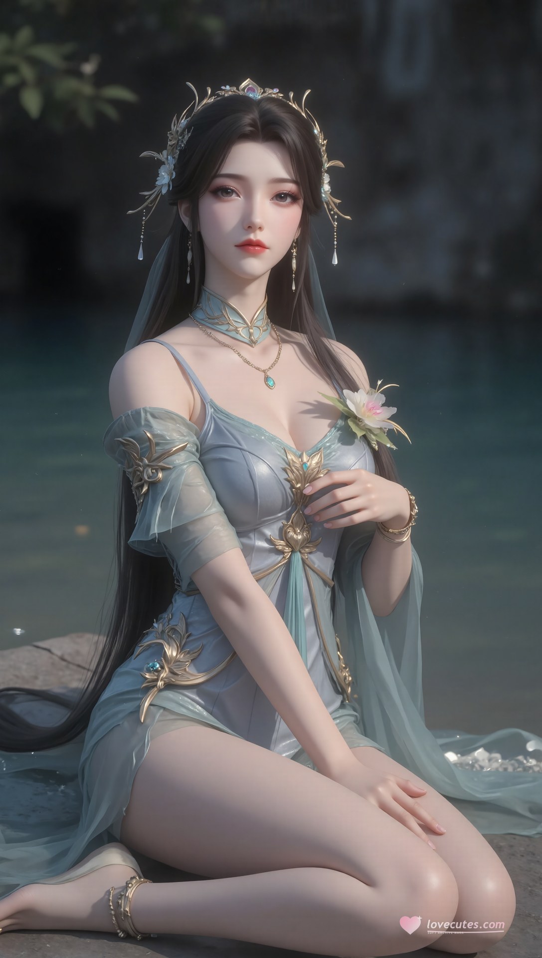 AI Porn - Xi Youqin 고풍 캐릭터 갤러리 긴 머리 AI 이미지 갤러리 70P