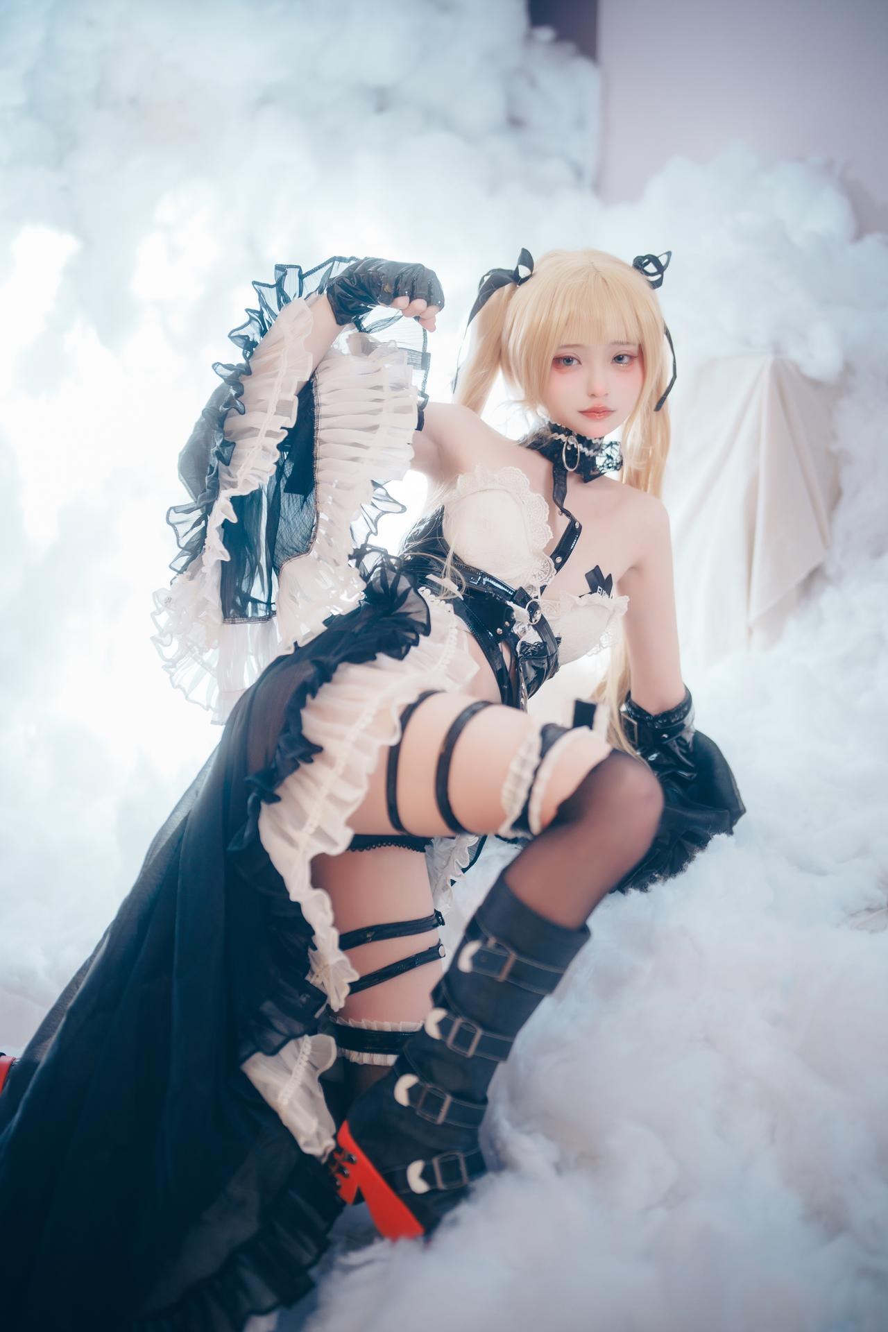 [코스프레] Irisuare(愛莉) - Marie Rose 블랙 스트랩 의상 68P