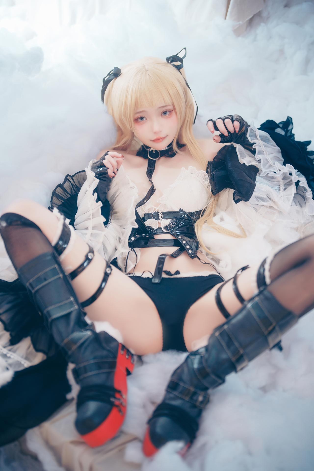 [코스프레] Irisuare(愛莉) - Marie Rose 블랙 스트랩 의상 68P