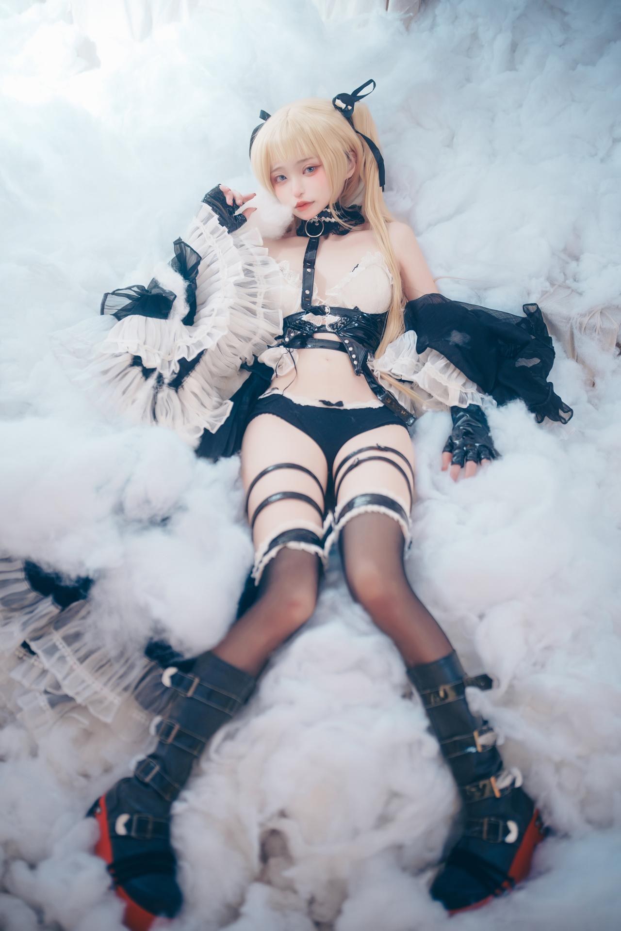 [코스프레] Irisuare(愛莉) - Marie Rose 블랙 스트랩 의상 68P