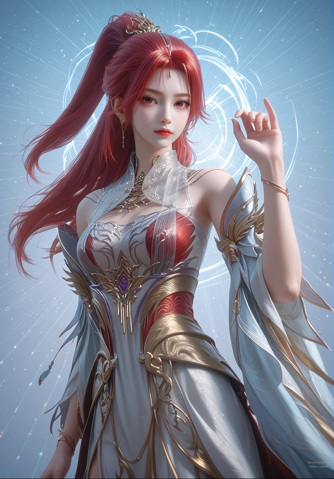 AI Porn - 百炼成神 火允儿 古風 キャラクター画像集 ロングヘア AI画像ギャラリー 110P