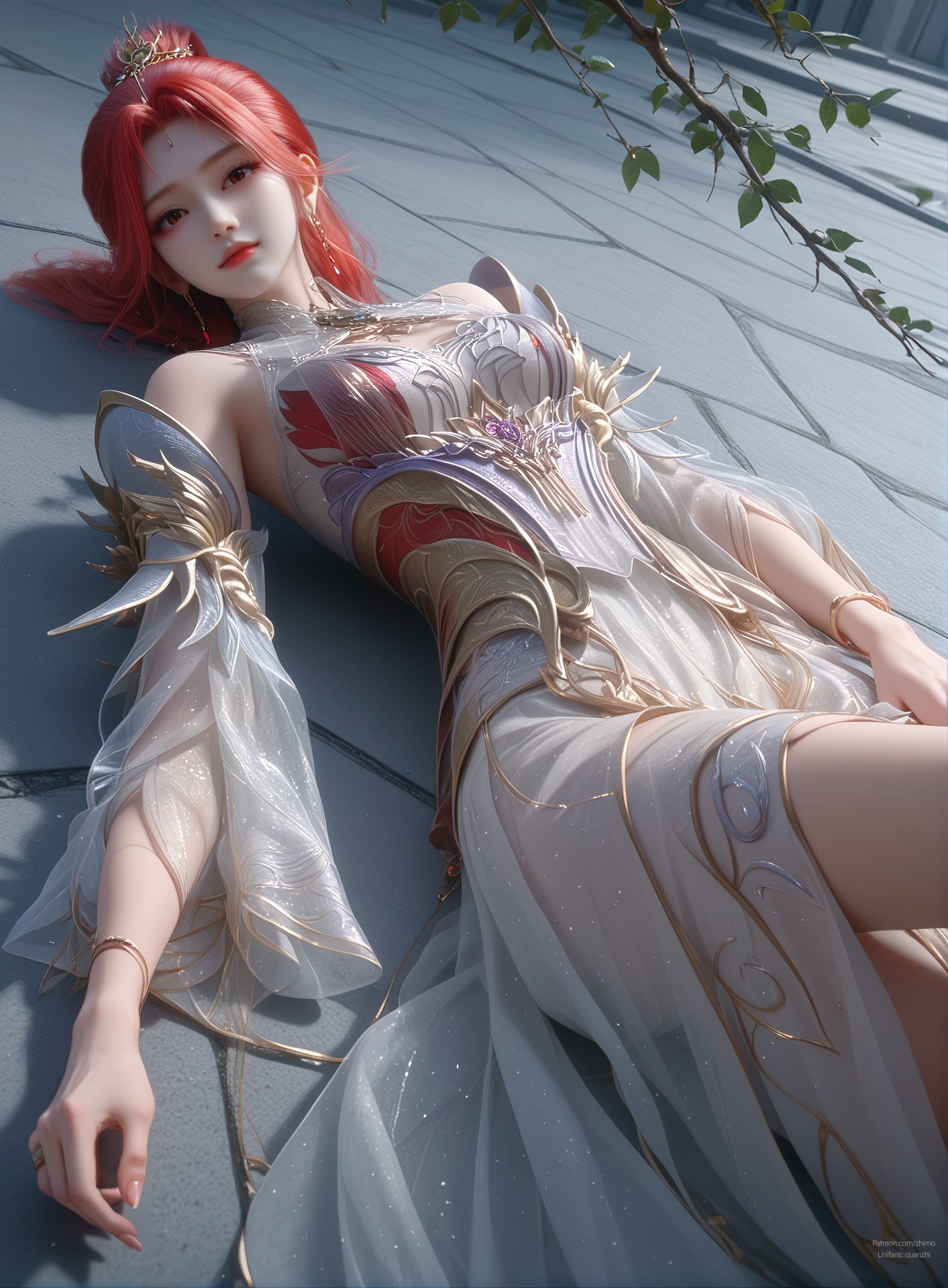 AI Porn - 百炼成神 火允儿 古風 キャラクター画像集 ロングヘア AI画像ギャラリー 110P