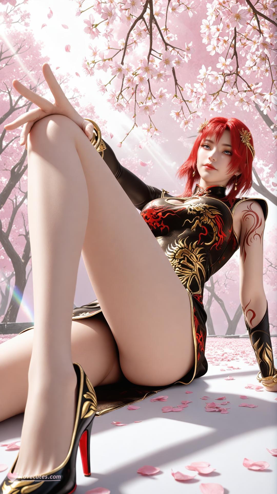 AI Porn - Apotheosis Zhu Wan cổ phong bộ ảnh nhân vật tóc dài bộ sưu tập AI 89P