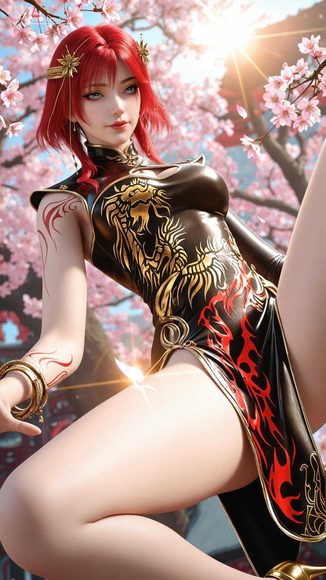 AI Porn - Apotheosis Zhu Wan cổ phong bộ ảnh nhân vật tóc dài bộ sưu tập AI 89P