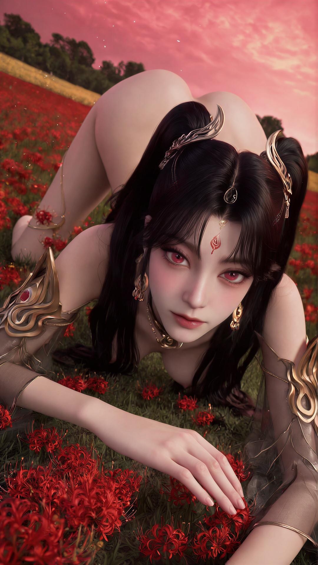 AI Porn - Dandan bộ ảnh nhân vật tóc dài vòng một gợi cảm bộ sưu tập AI 102P