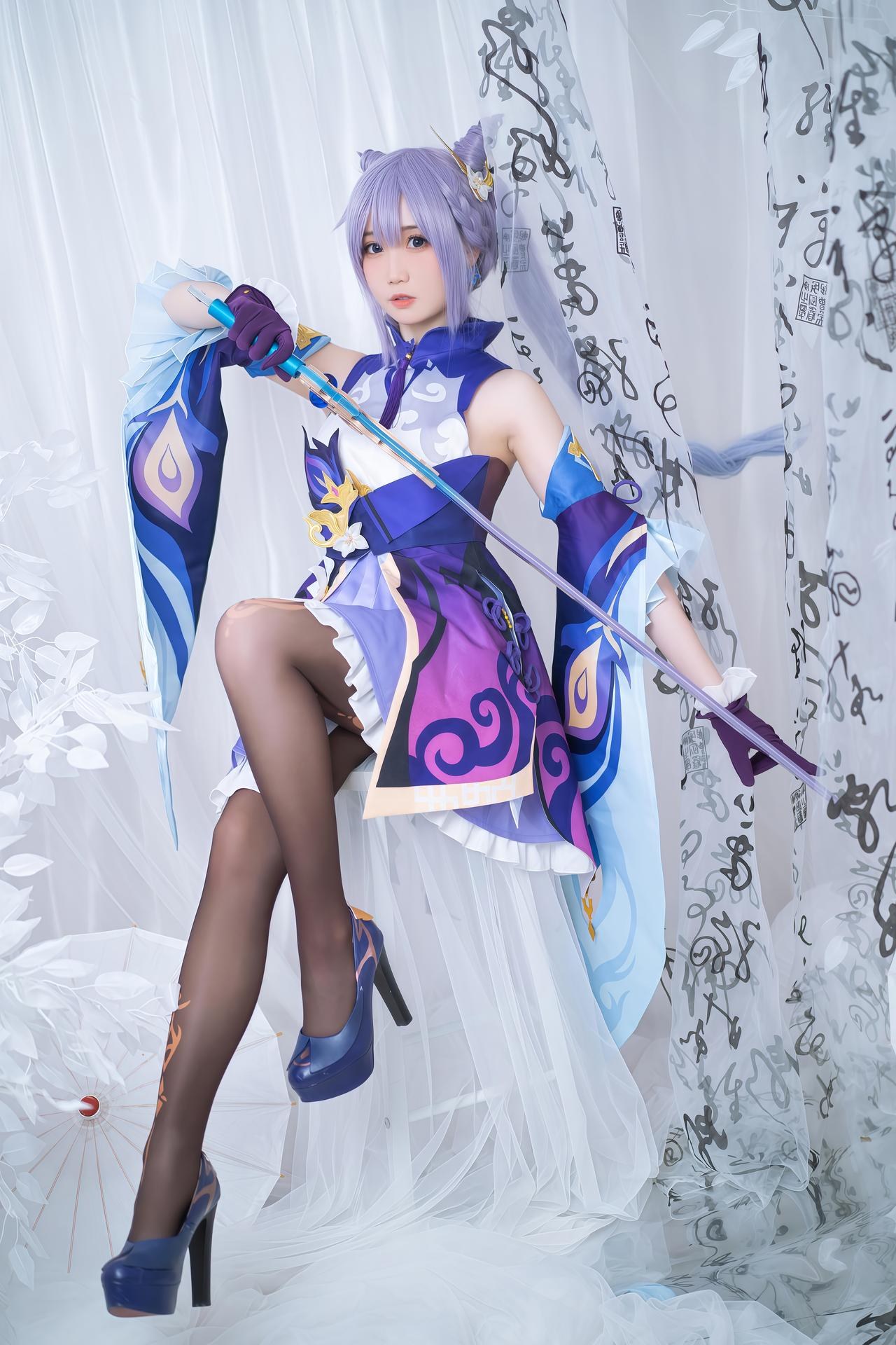 [cosplay] Menmentan - 原神 刻晴 コスプレ 18P