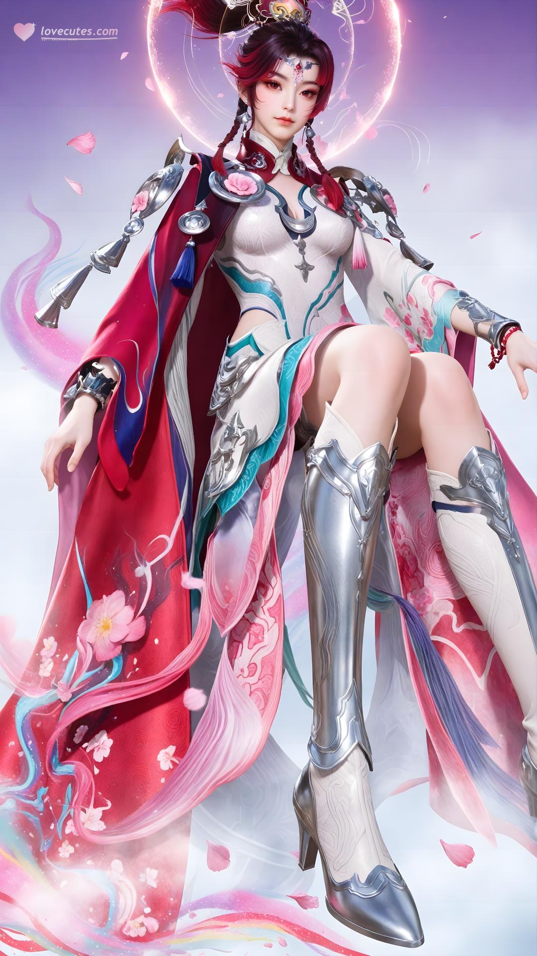 AI Generated Anime Girl - Shenji Yunying Mecha Bodysuit Character Gallery 68P