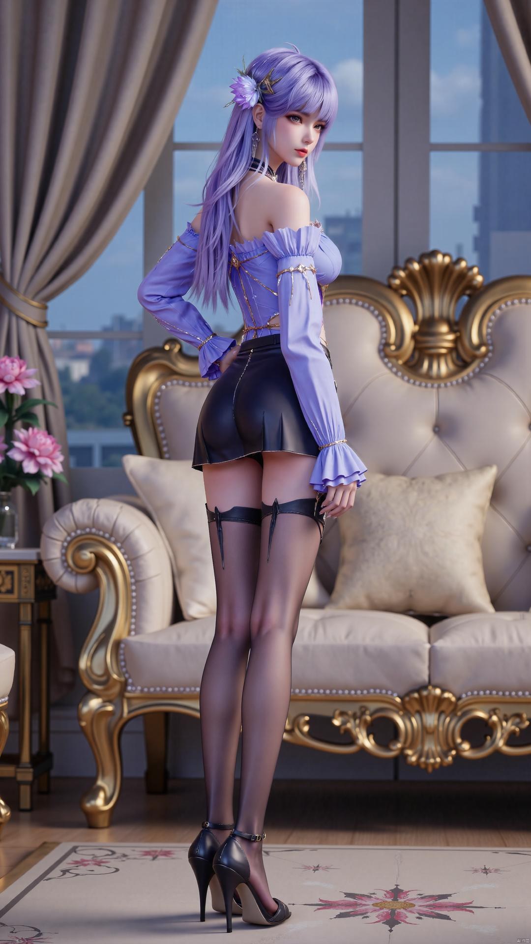 AI Generated Anime Girl - 신인왕좌 성채아 유니폼 블랙 스타킹 갤러리 72P