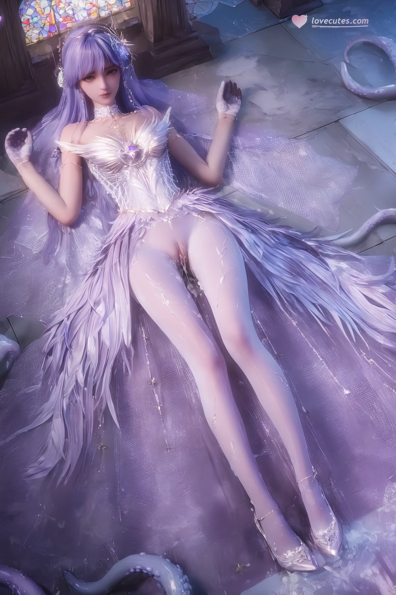 AI Porn - Throne of Seal Cai'er váy cưới tất trắng Part 2 250P