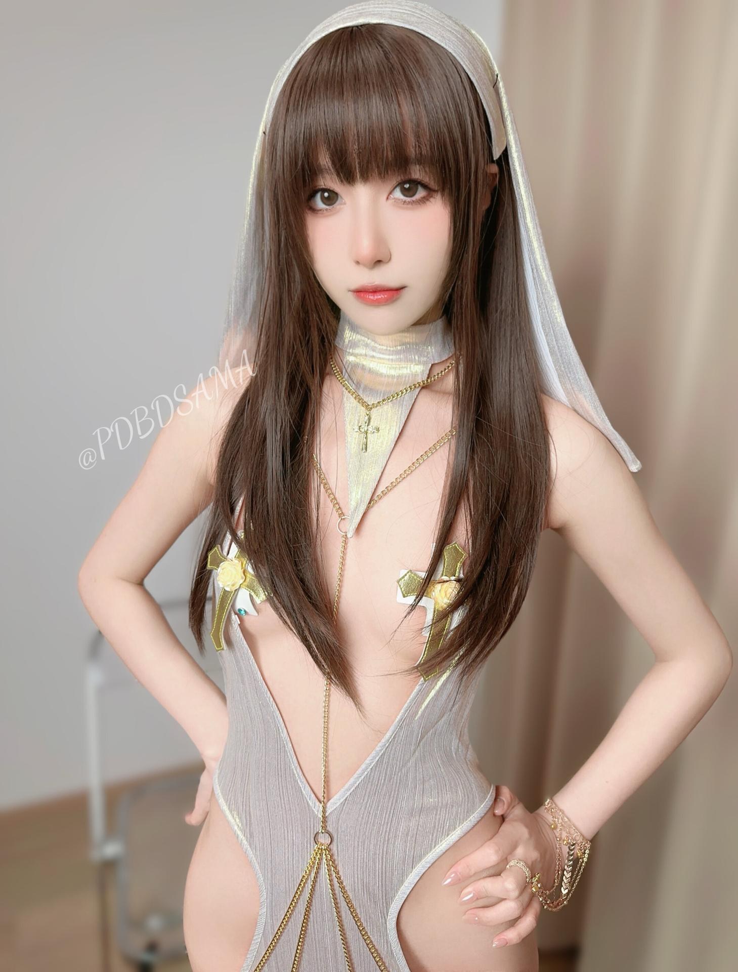 [Cosplay] Pudding Dafa - Saintess Contract dáng đẹp 102P9V