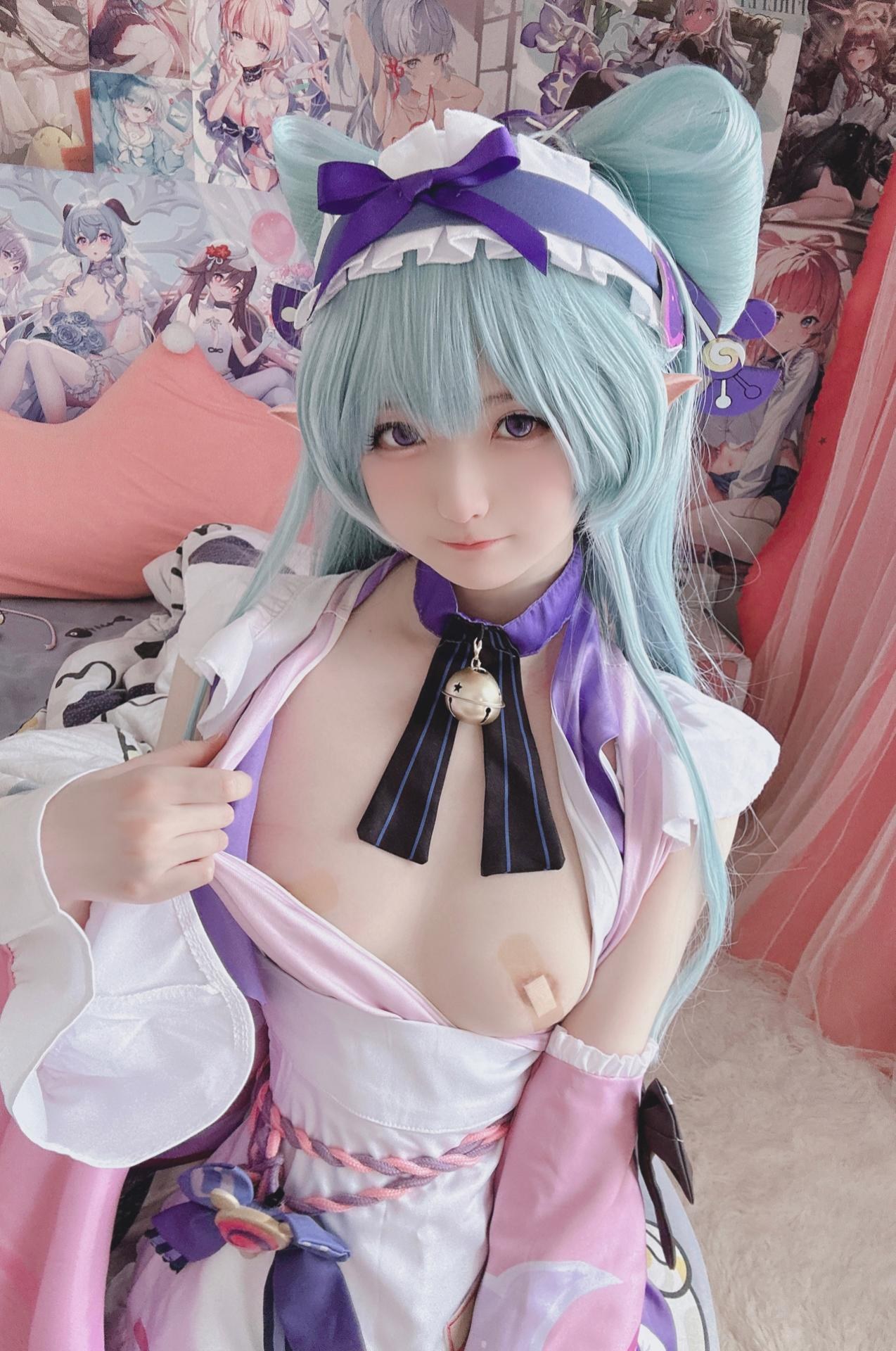 习呆呆 - 梦见月瑞希のコスプレ写真集 16P2V