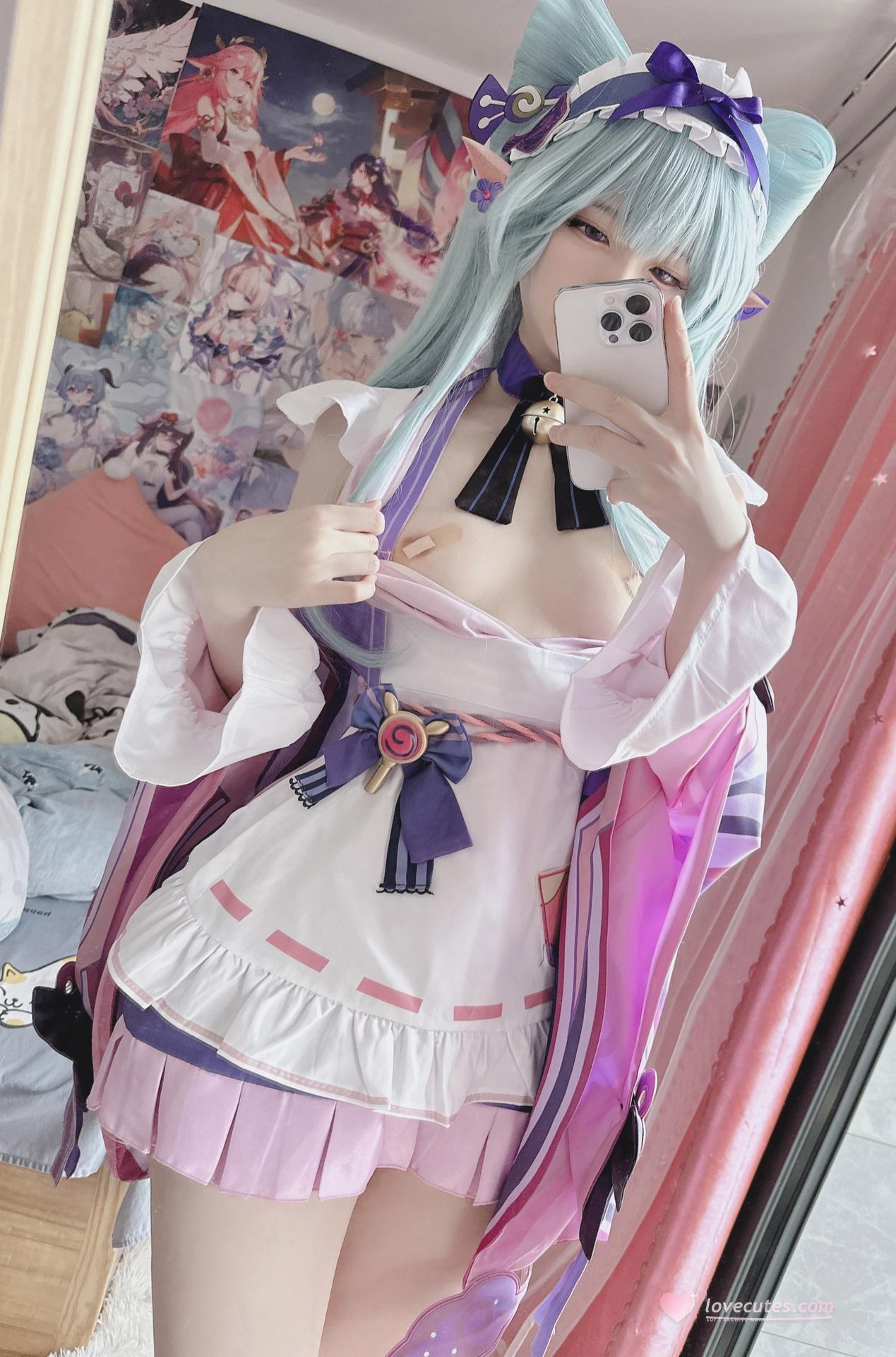 习呆呆 - 梦见月瑞希のコスプレ写真集 16P2V
